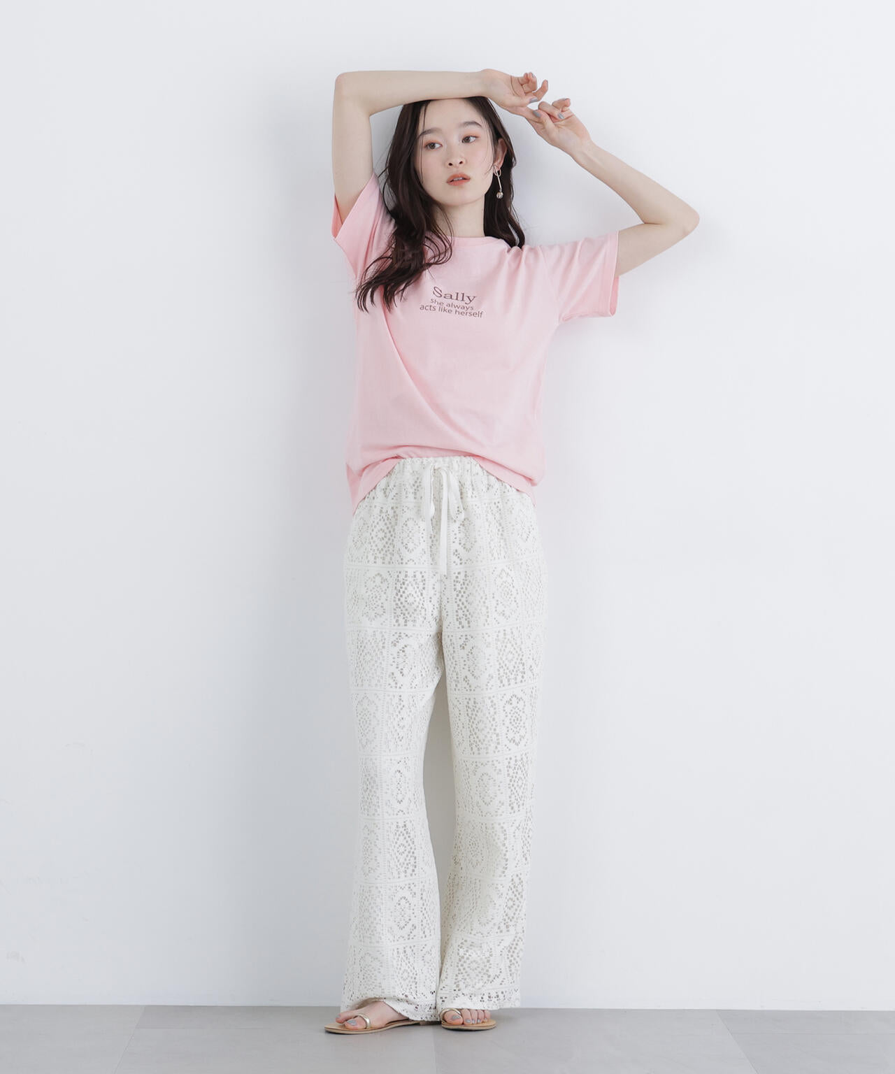 【6/12 10:00～6/15 SPECIAL COUPON 対象商品】（FUDGE掲載）ロゴプリントTシャツ