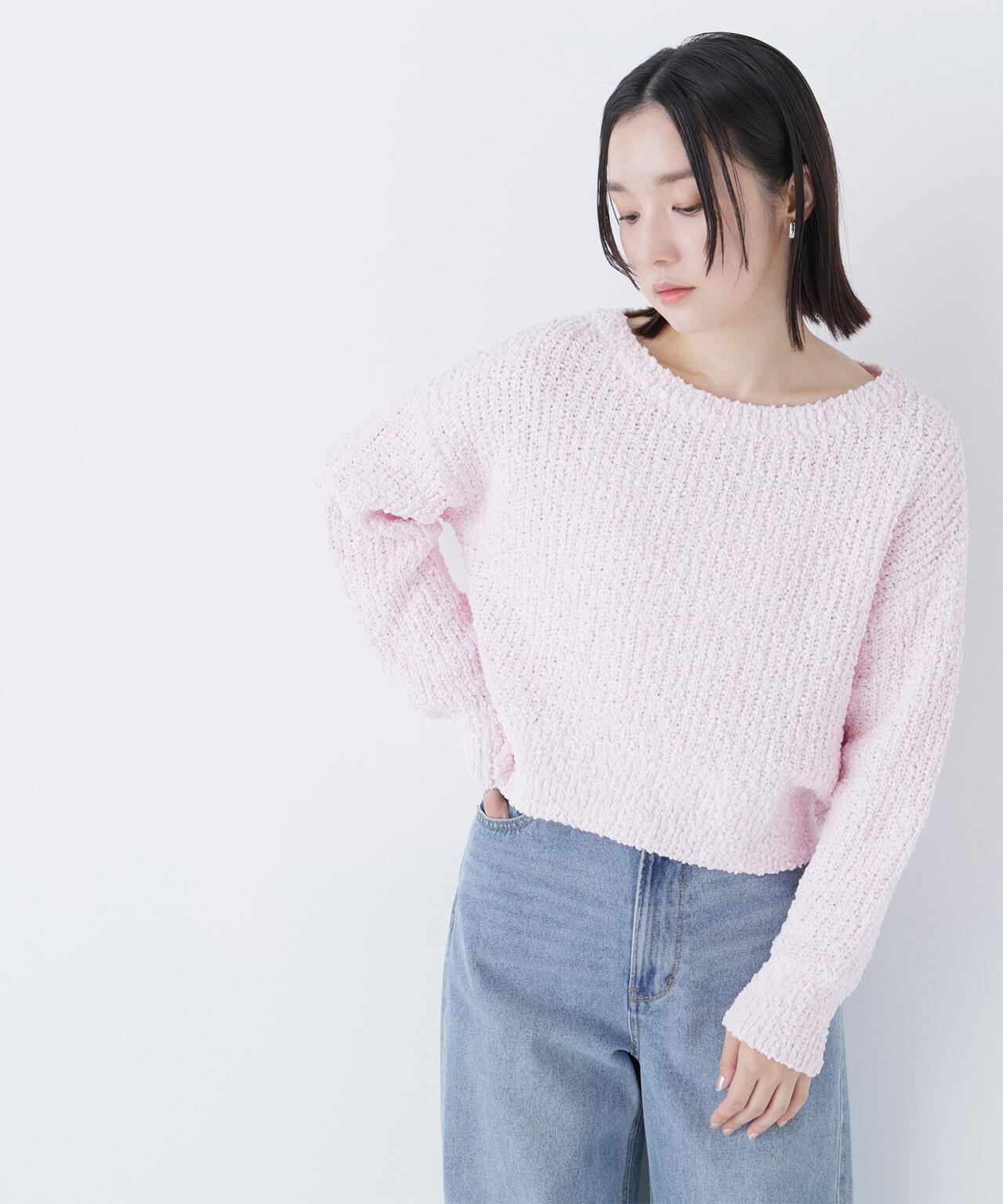 ネップオーバーニット | NATURAL BEAUTY BASIC（ナチュラル