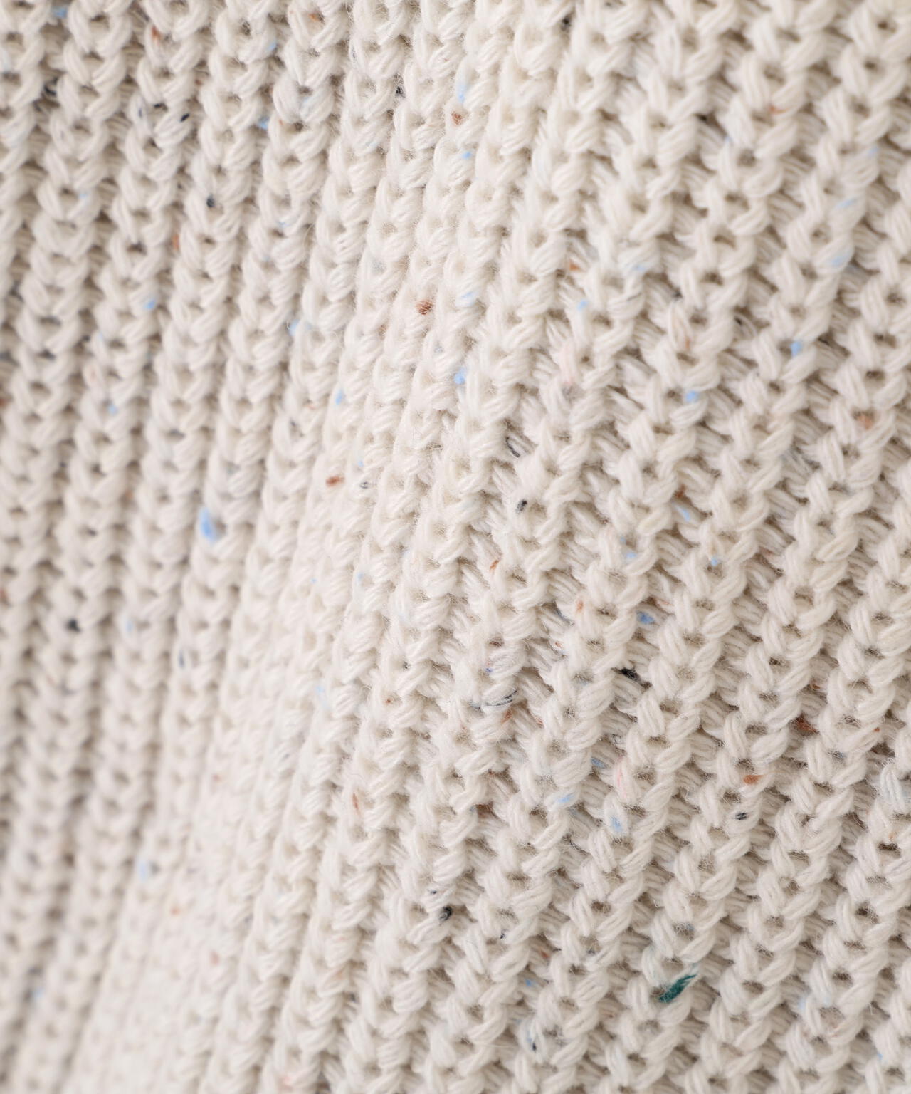 カラーネップオーバーニット