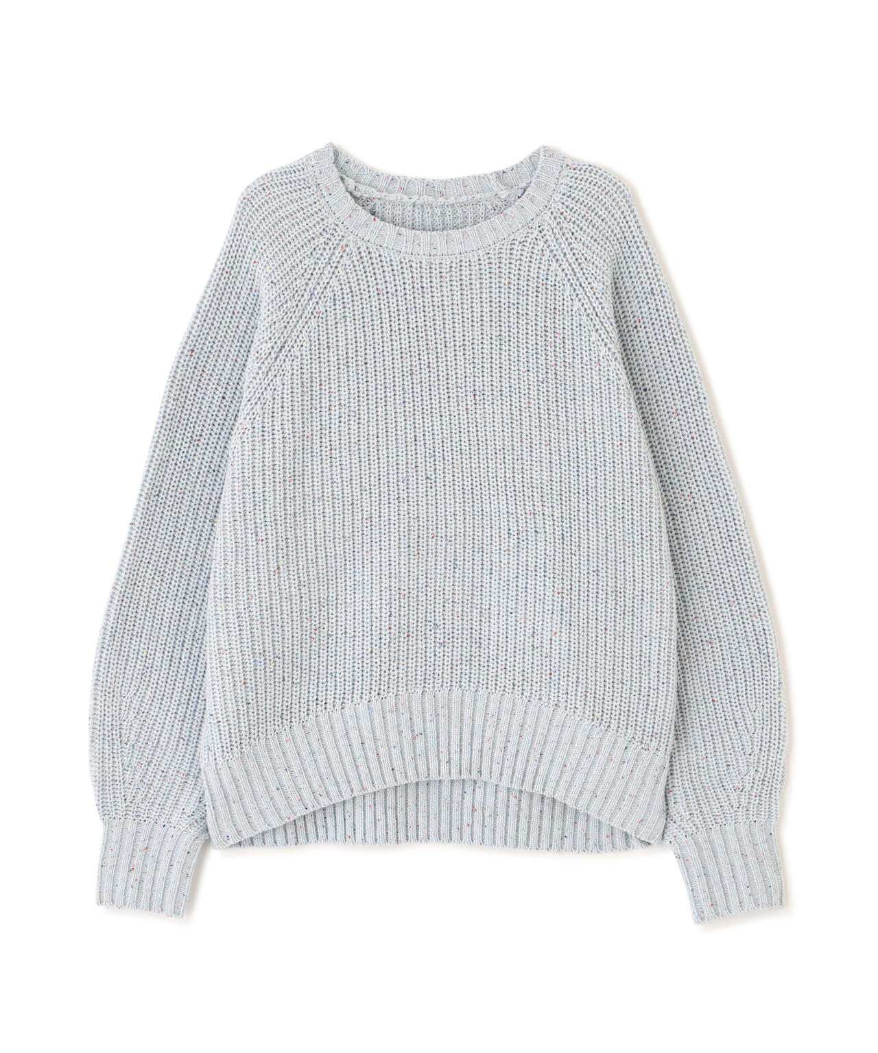 カラーネップオーバーニット