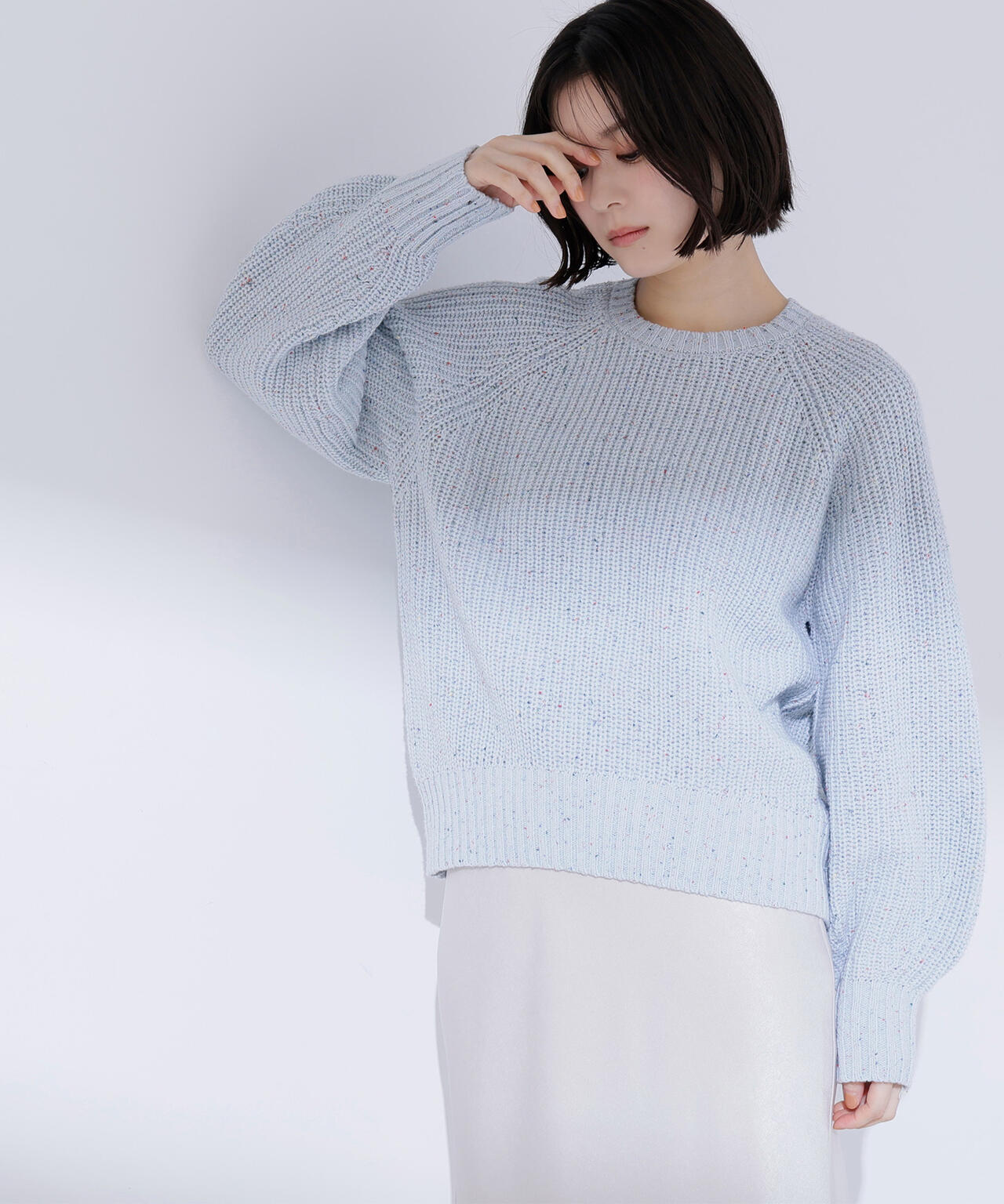 カラーネップオーバーニット | NATURAL BEAUTY BASIC（ナチュラル