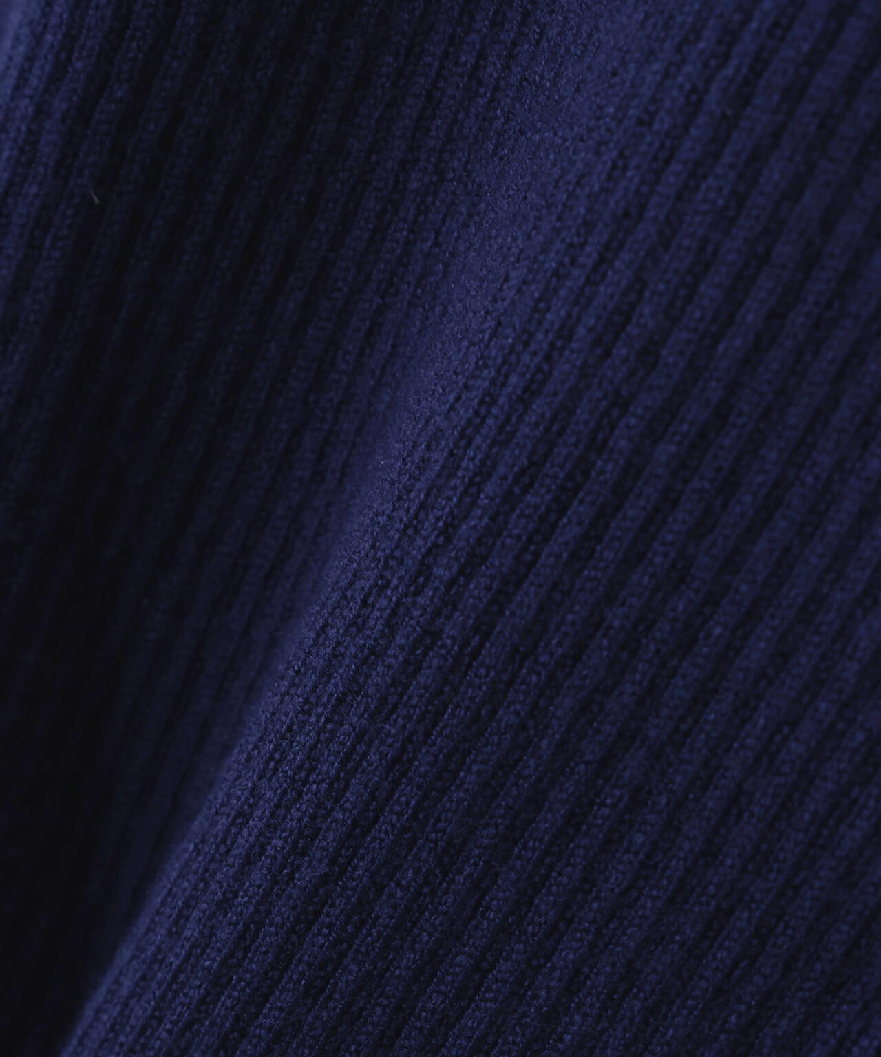 バイカラーフリルトリムニット