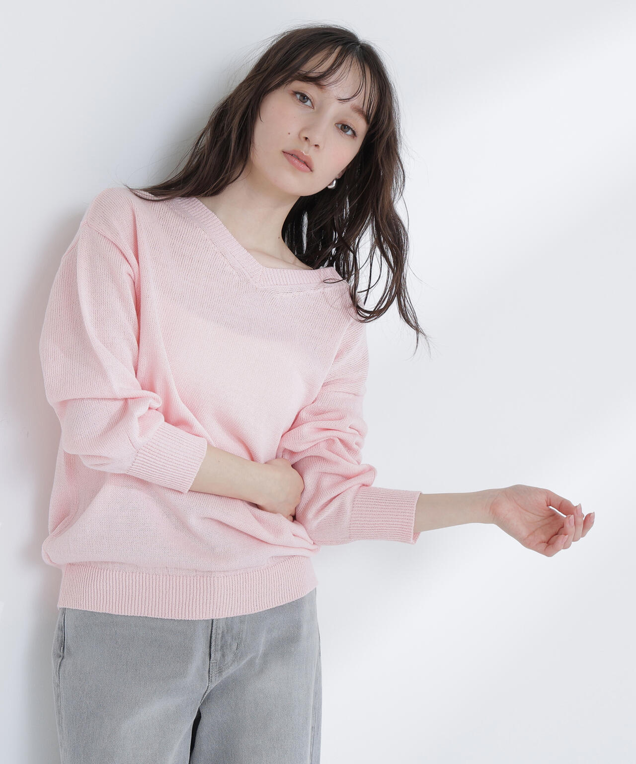 ドライタッチ2wayネックニット | NATURAL BEAUTY BASIC(ナチュラル ドライタッチ2wayネックニット | NATURAL BEAUTY BASIC(ナチュラル