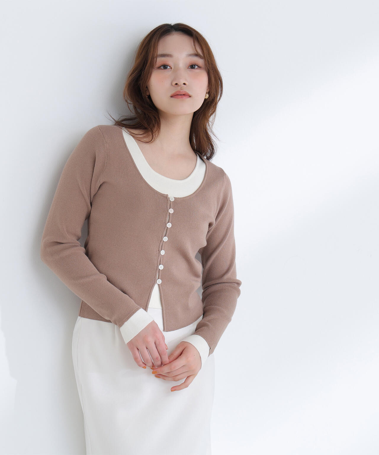 レイヤードライクニット | NATURAL BEAUTY BASIC（ナチュラル