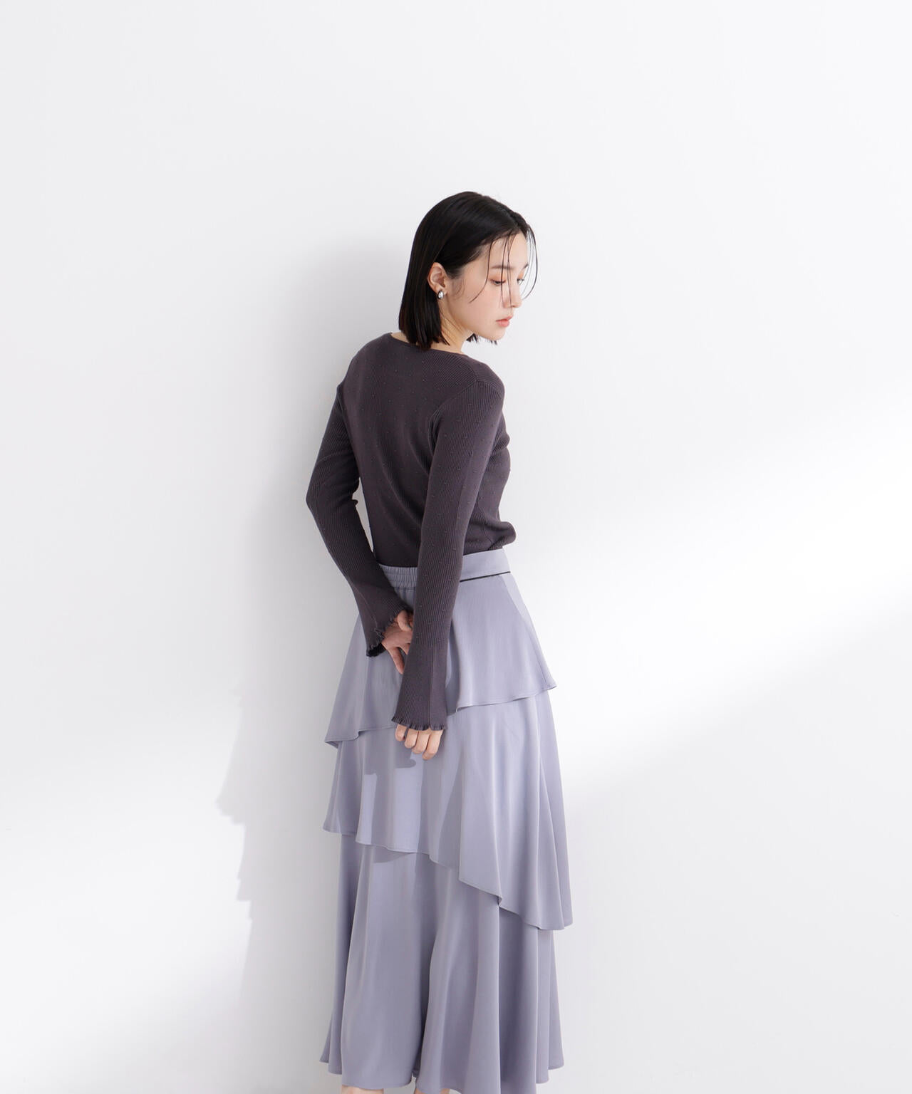 ドットジャガードニット