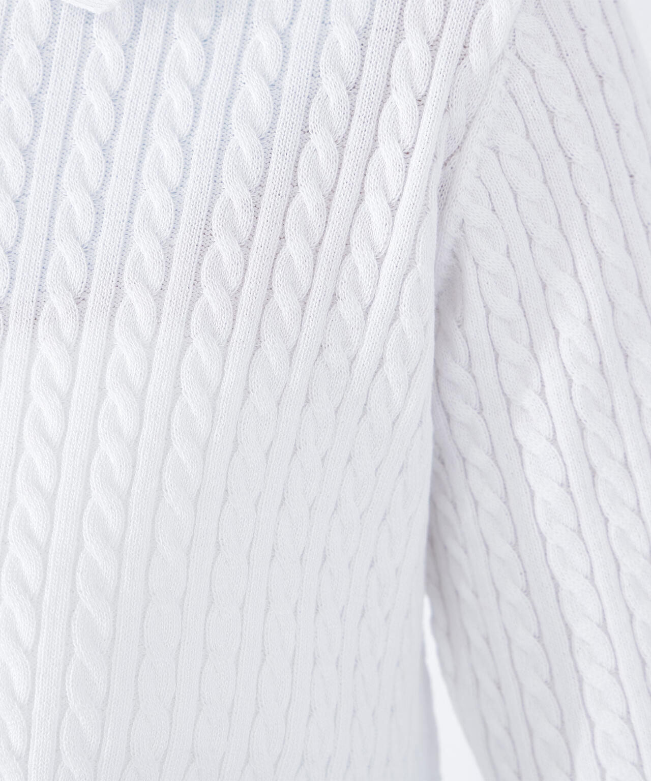 シャツドッキングケーブルニット