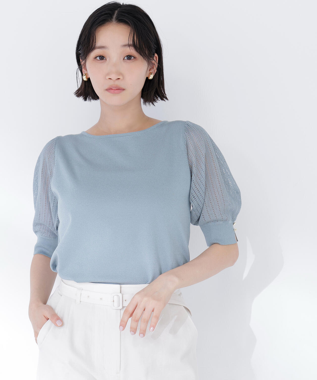 身長165　B:80 W:59 / H:85 / S:23.5 着用サイズ：FR