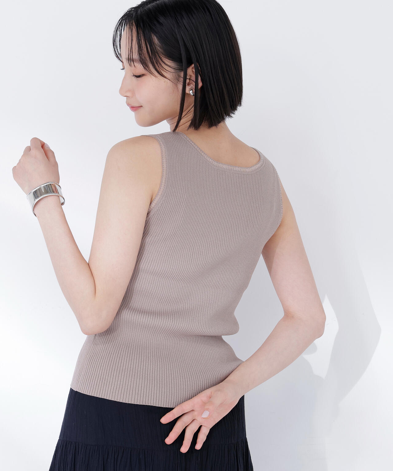 前後2wayニットタンク | NATURAL BEAUTY BASIC（ナチュラル