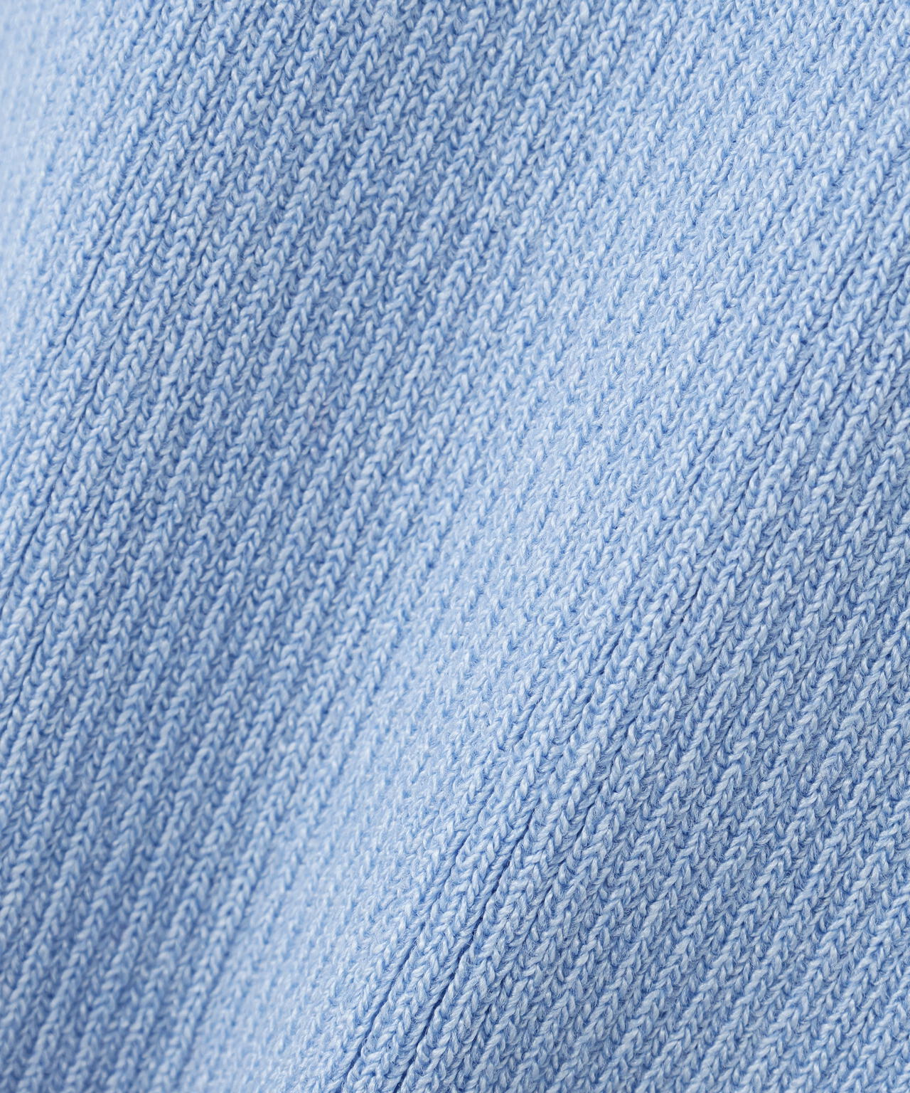 ボーダーフリルスリーブニット