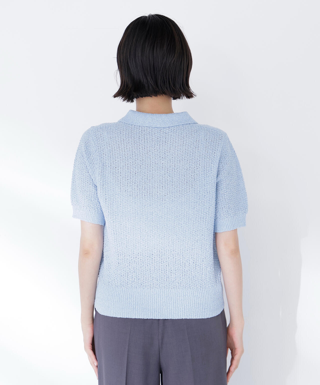 スキッパーポロニット | NATURAL BEAUTY BASIC（ナチュラル