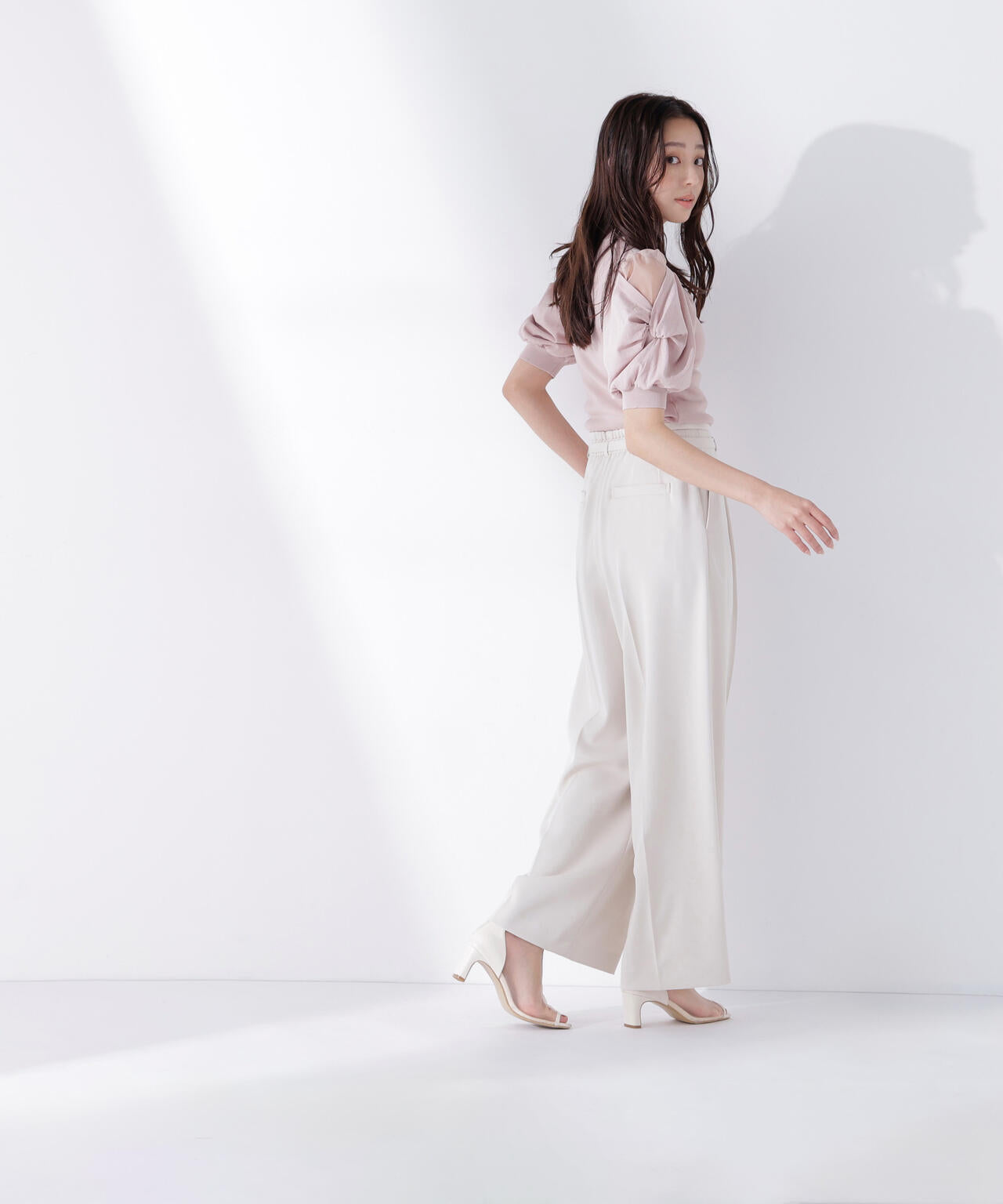 シアーツイストスリーブニット | NATURAL BEAUTY BASIC（ナチュラル