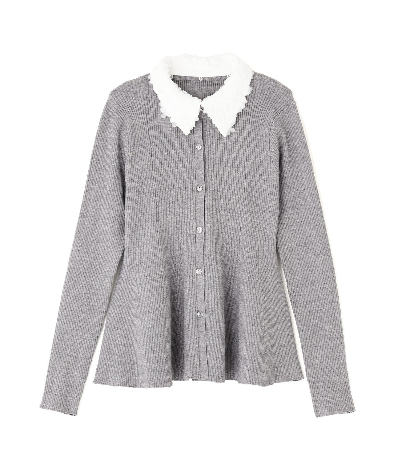 2wayカラーペプラムニット | NATURAL BEAUTY BASIC（ナチュラル