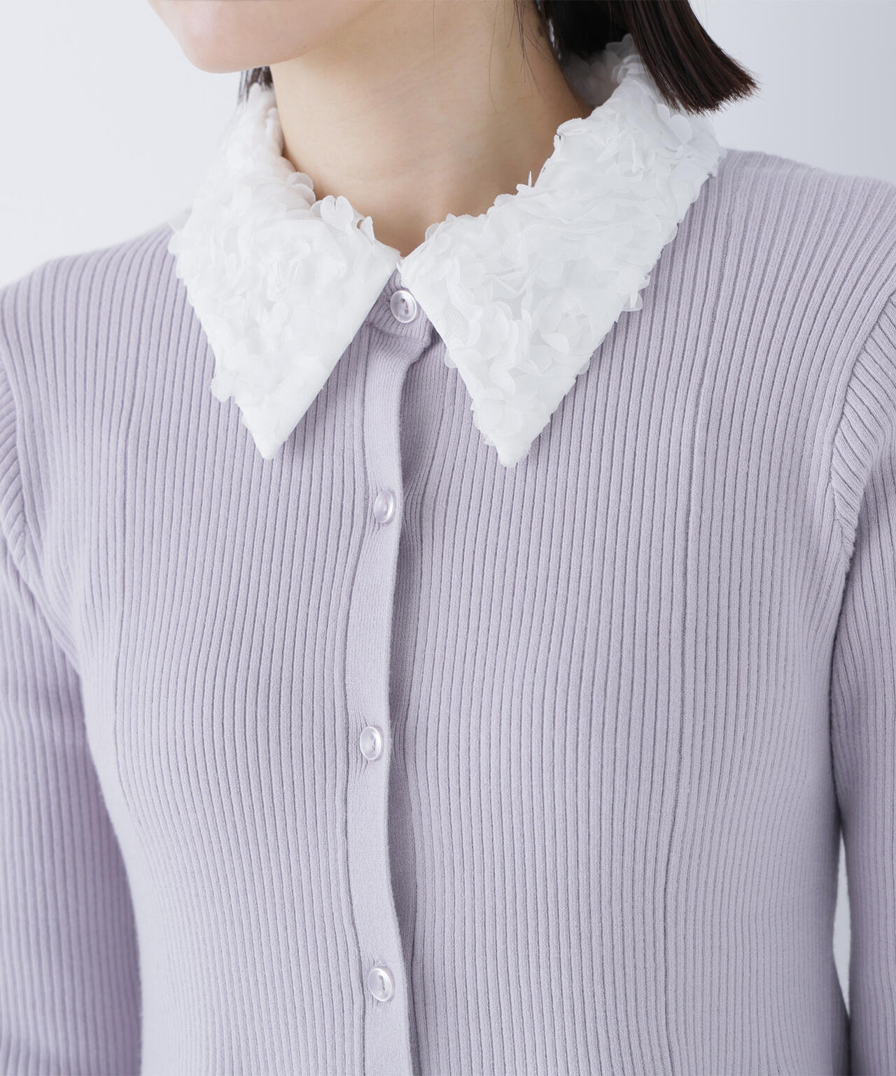 2wayカラーペプラムニット | NATURAL BEAUTY BASIC（ナチュラル