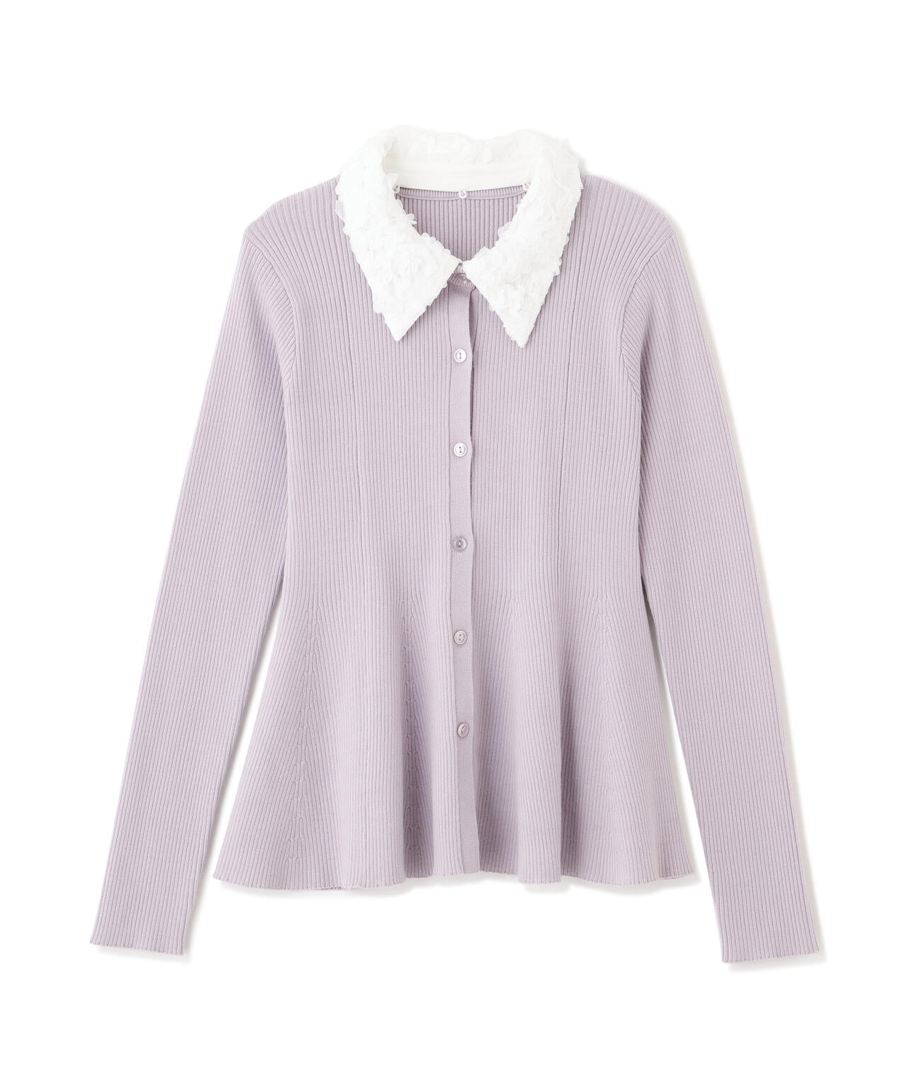 2wayカラーペプラムニット | NATURAL BEAUTY BASIC（ナチュラル