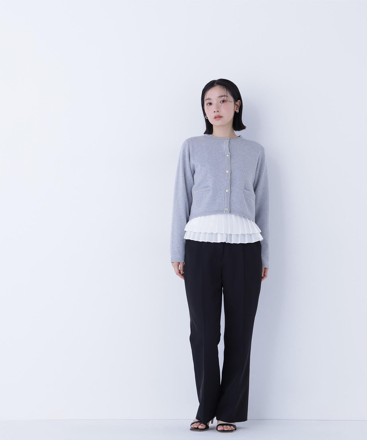 シルクブレンドカーディガン