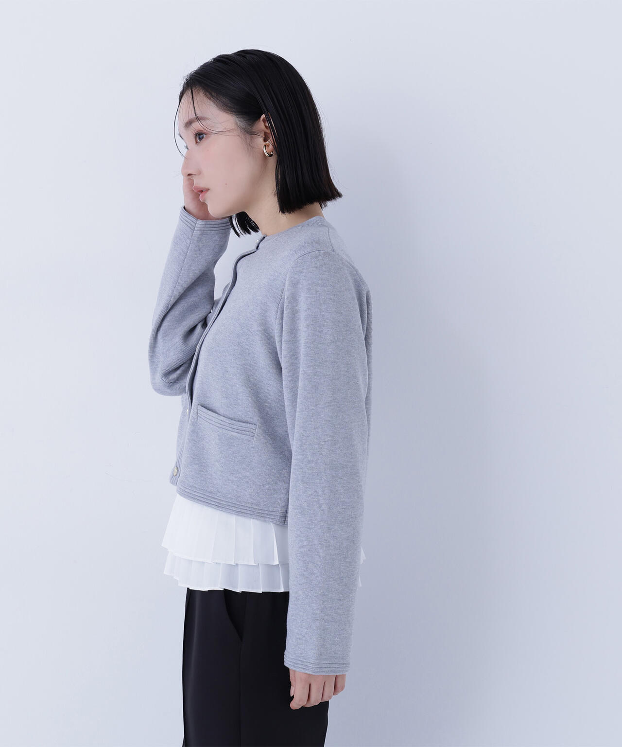 シルクブレンドカーディガン | NATURAL BEAUTY BASIC（ナチュラル
