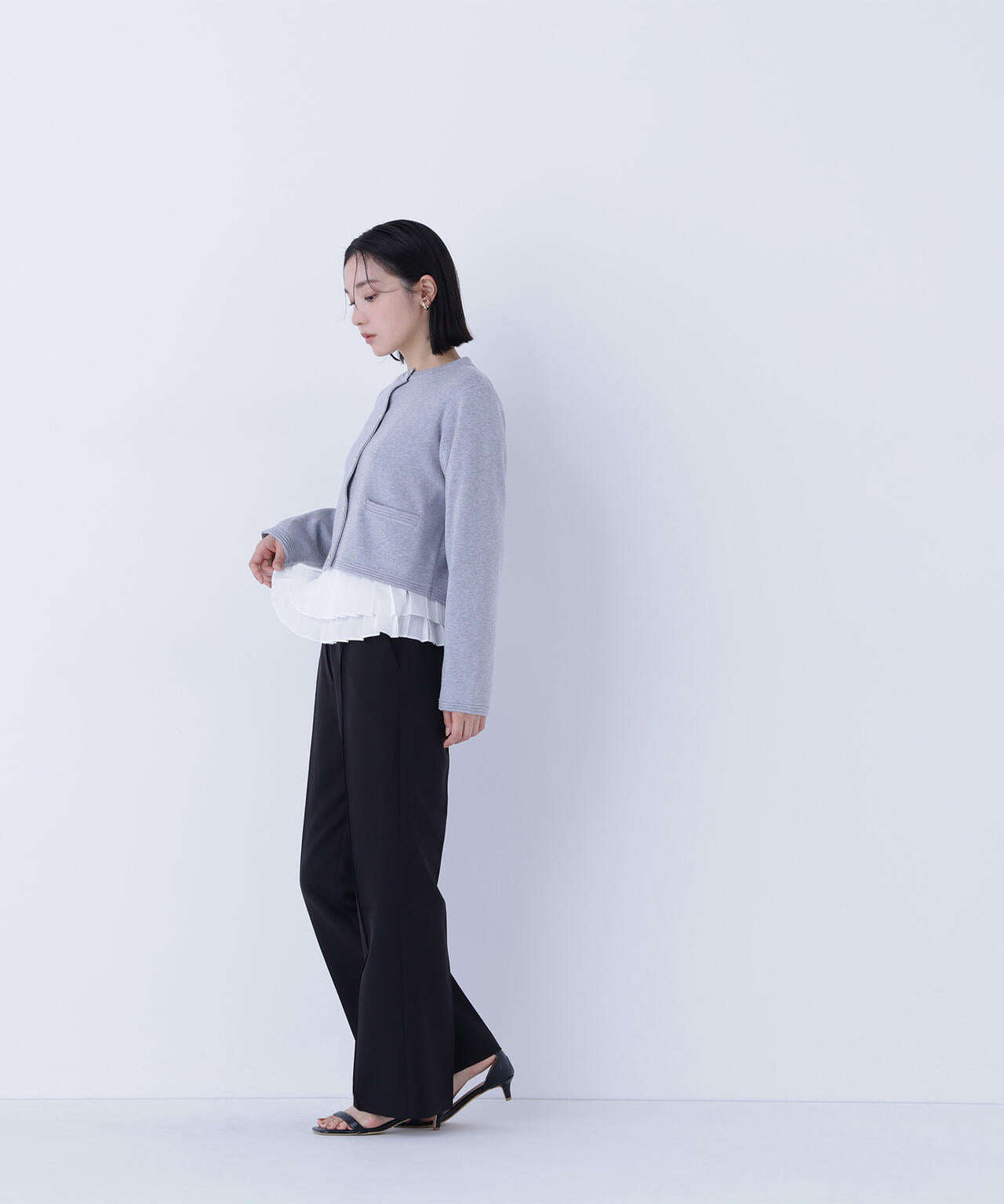 シルクブレンドカーディガン