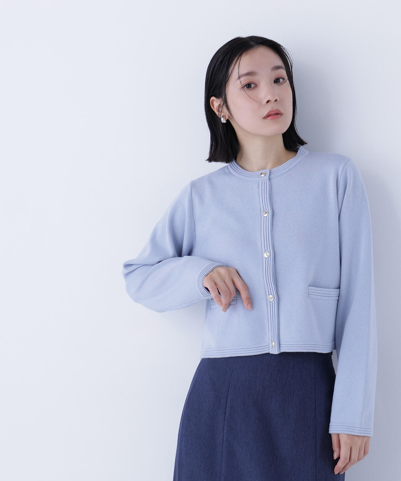 シルクブレンドカーディガン