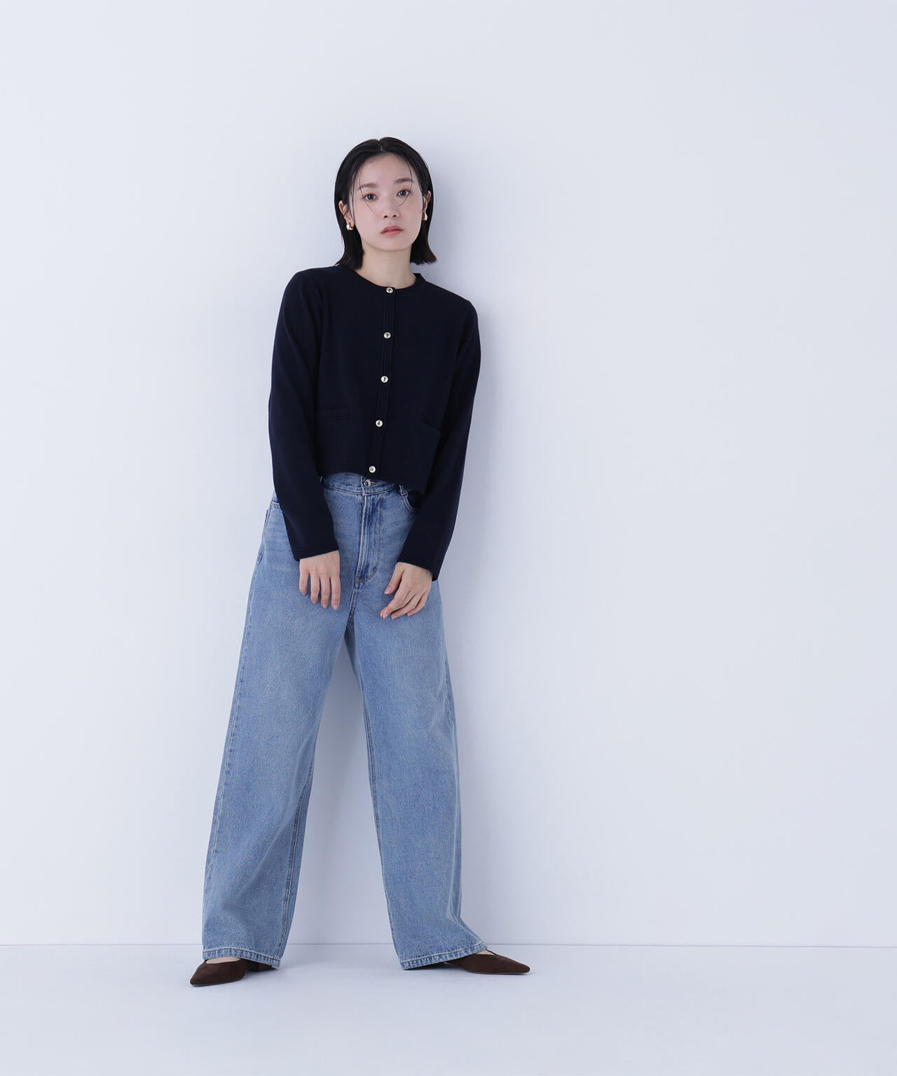 シルクブレンドカーディガン