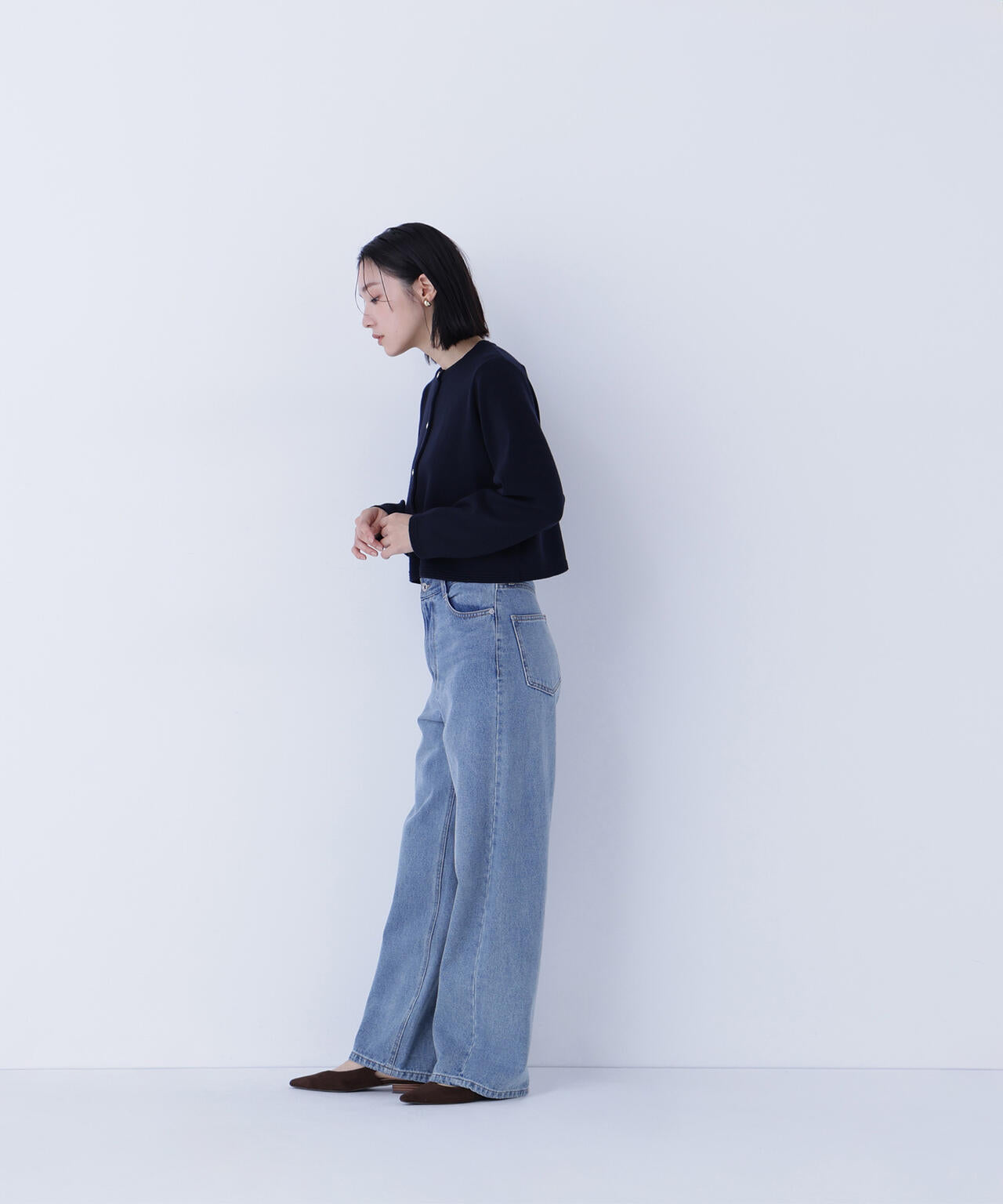 シルクブレンドカーディガン