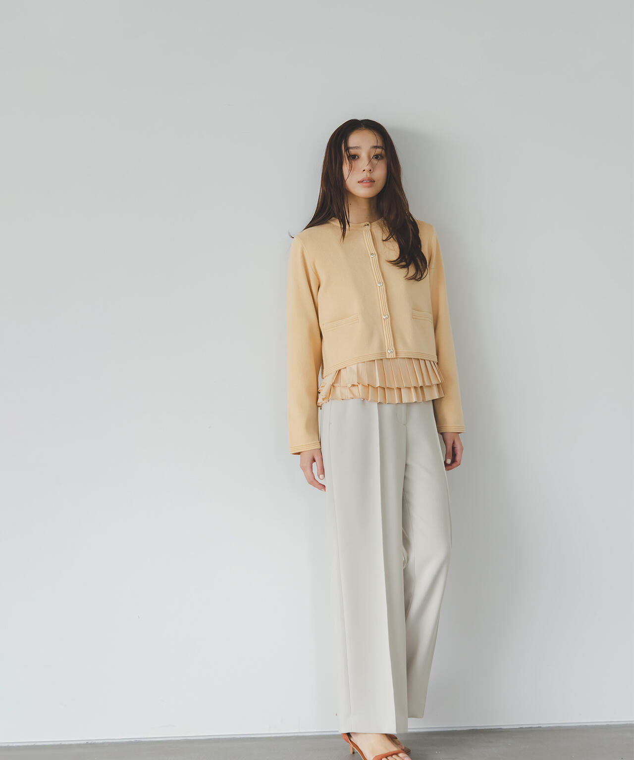 シルクブレンドカーディガン