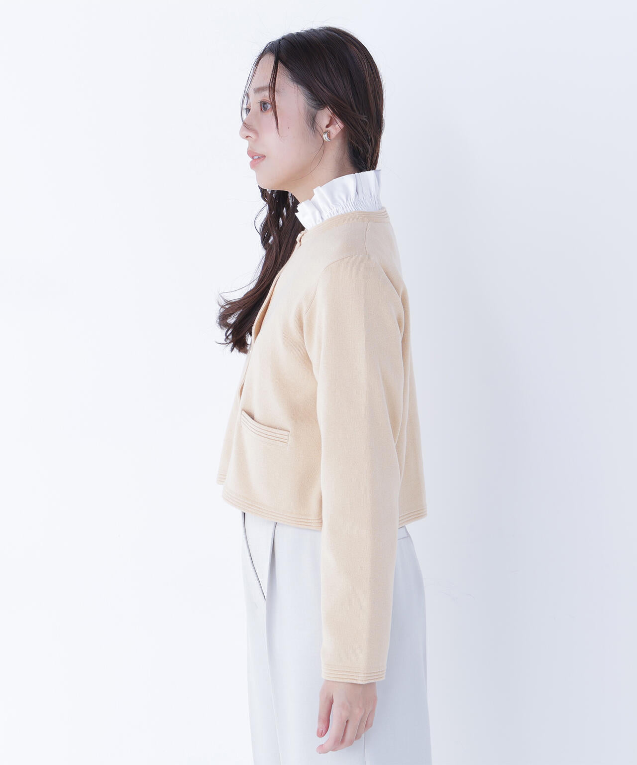 シルクブレンドカーディガン