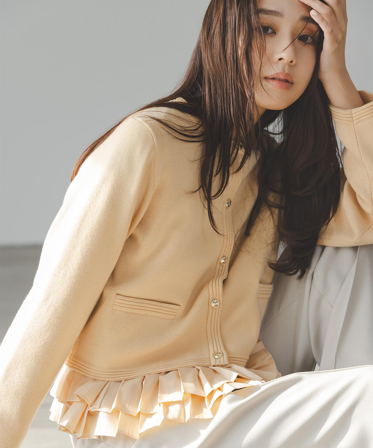 シルクブレンドカーディガン | NATURAL BEAUTY BASIC（ナチュラル