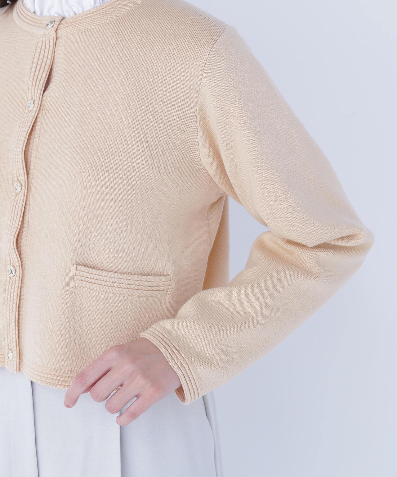 シルクブレンドカーディガン