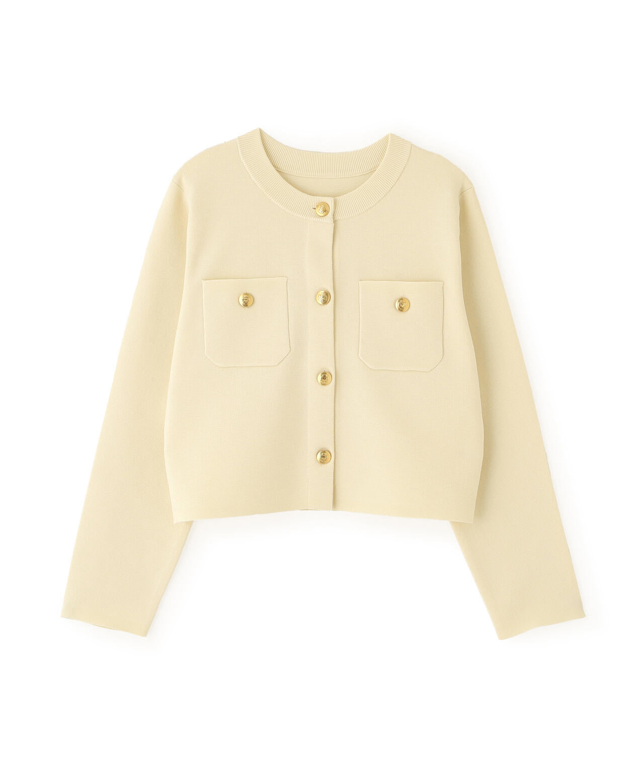 エンブレムボタンニットジャケット | NATURAL BEAUTY BASIC