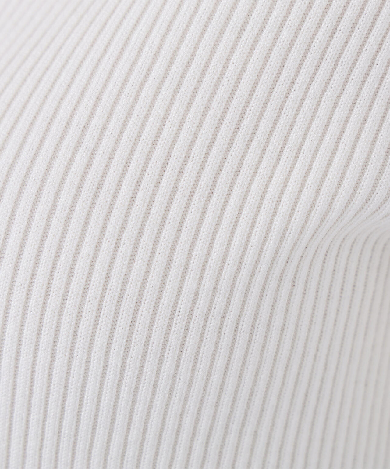 【WEB限定カラー：オレンジ】襟付Vネックリブニット