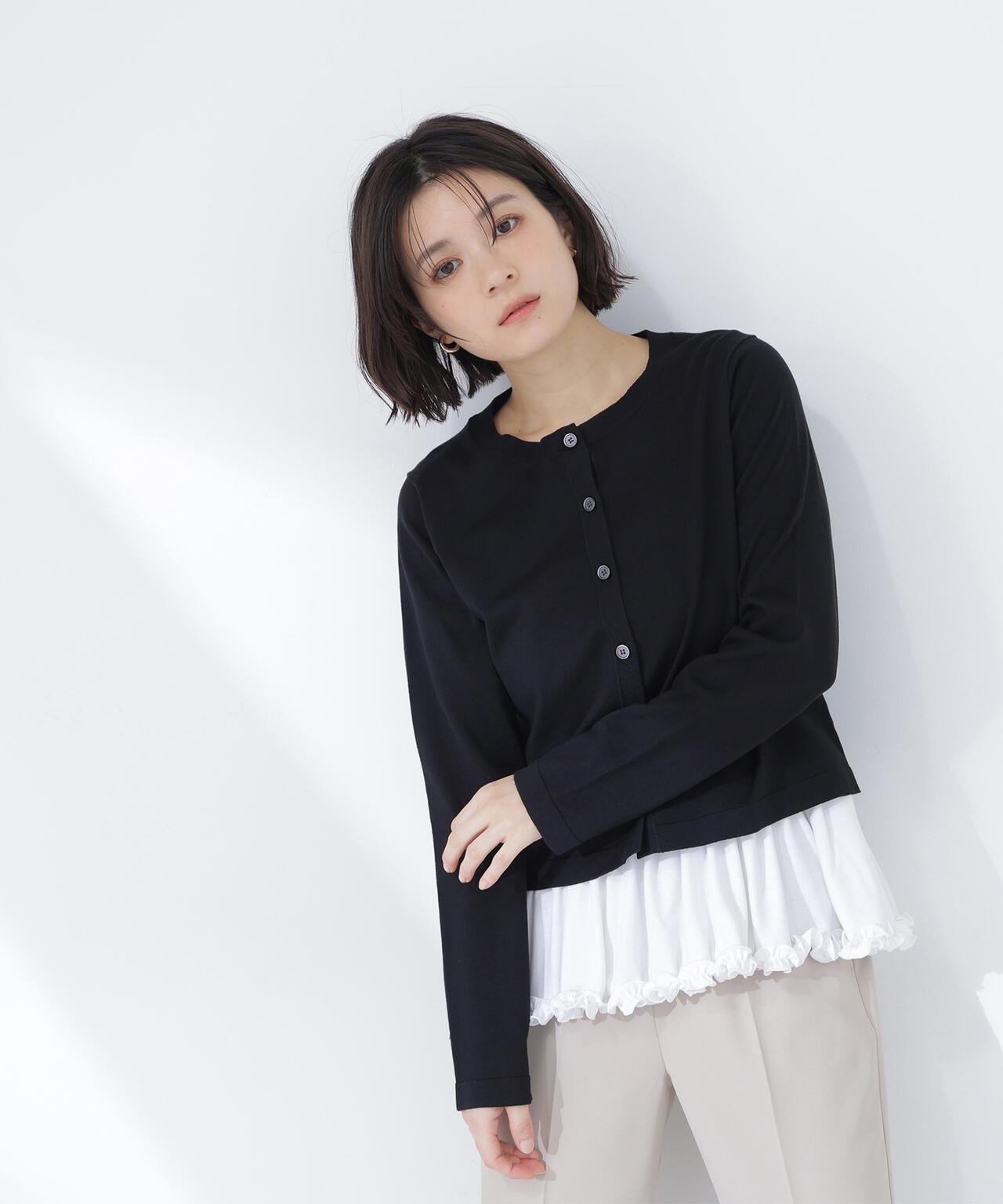ベーシックカーディガン | NATURAL BEAUTY BASIC（ナチュラル