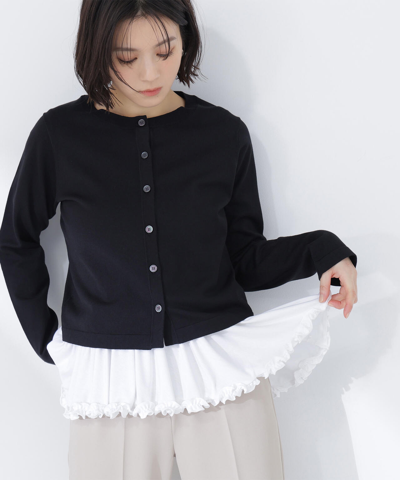 NATURAL BEAUTY BASIC カーディガン ベーシックカーディガン | NATURAL BEAUTY BASIC（ナチュラル