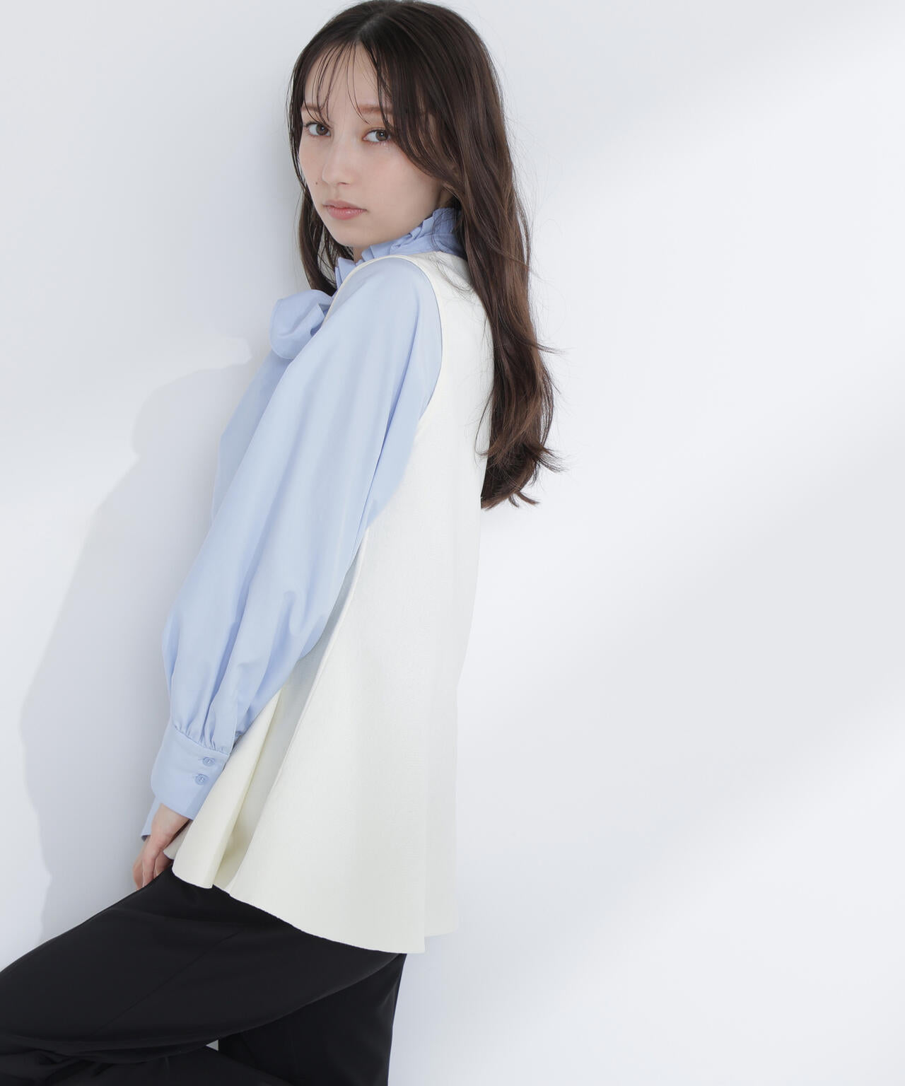 Oggi.jp掲載】ペプラムニットジレ | NATURAL BEAUTY BASIC（ナチュラル