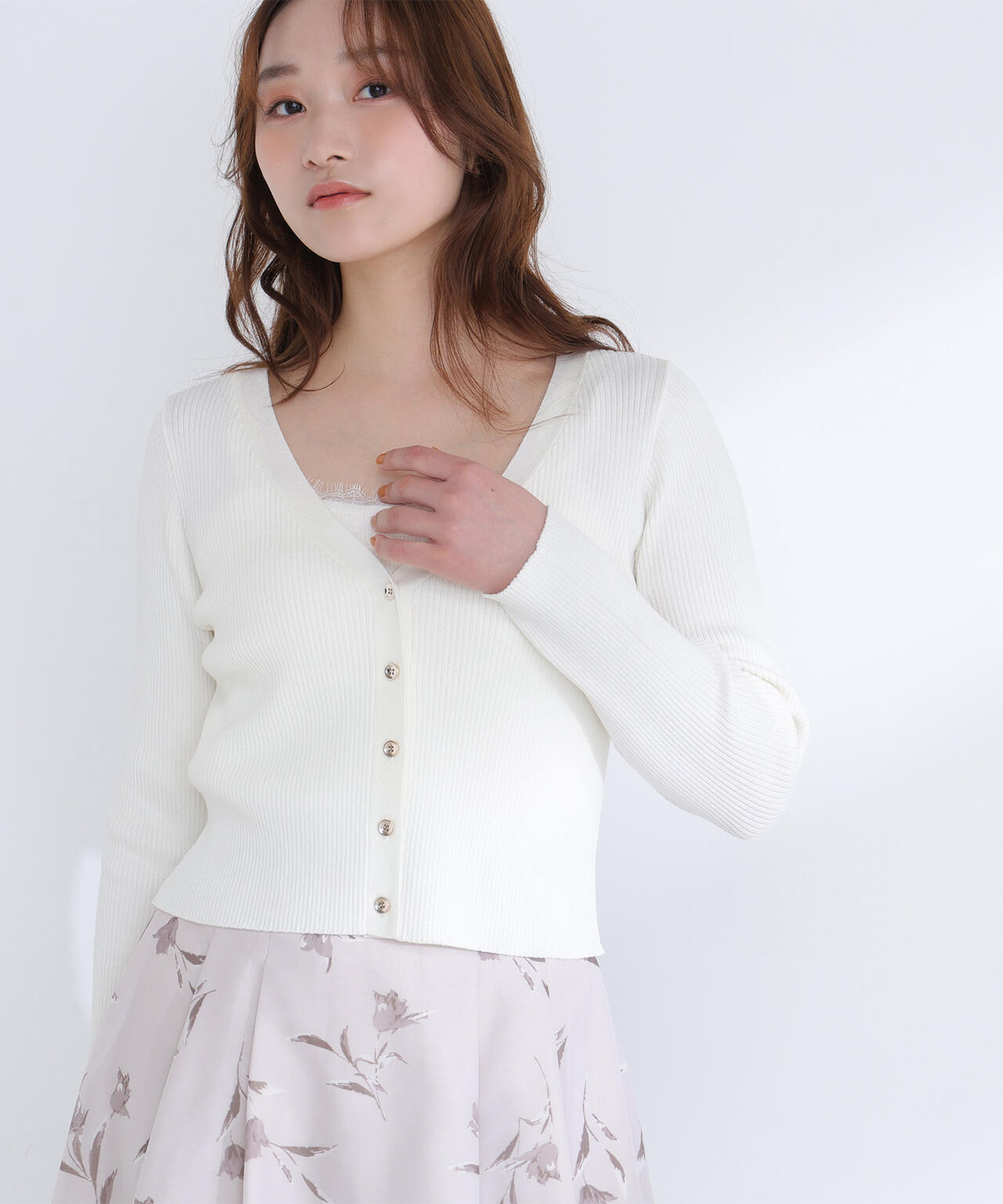 レースキャミアンサンブル