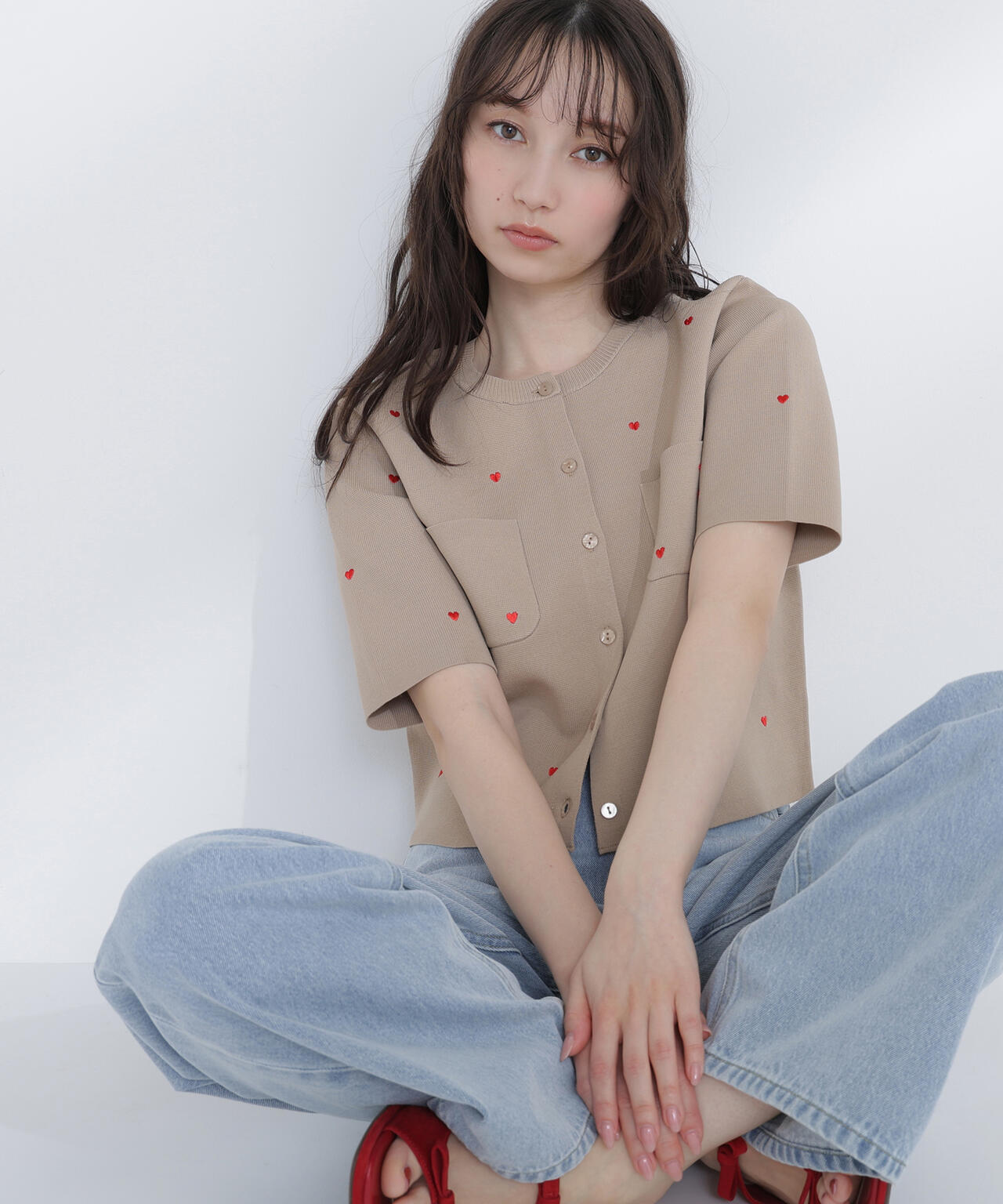 cm B:86 W:62 H:86 着用サイズ：FR