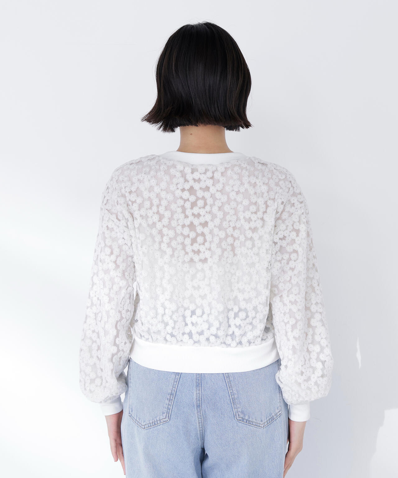 フラワーチュール刺繍カーディガン | NATURAL BEAUTY BASIC