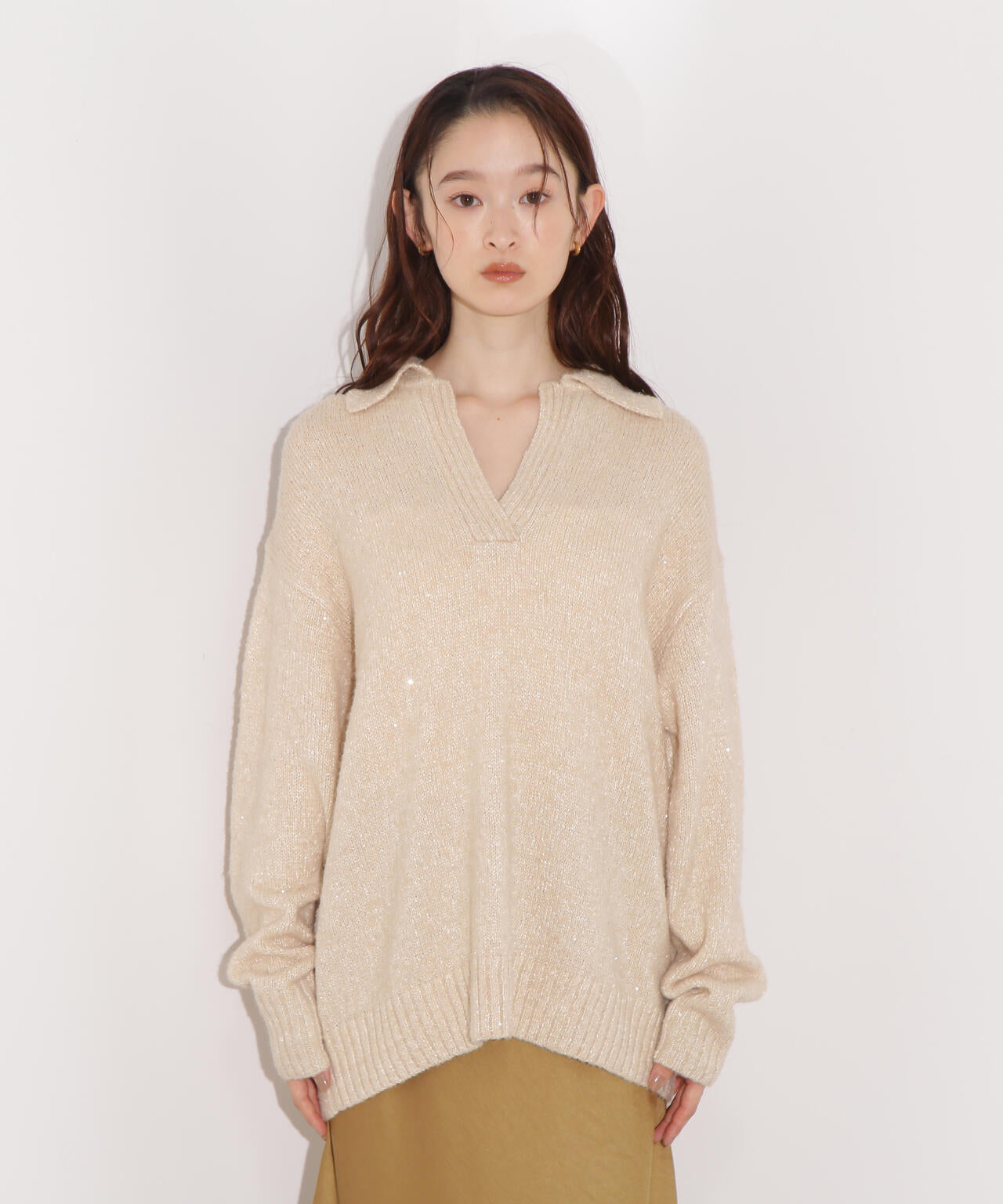 スパンコールスキッパーニット | N. Natural Beauty Basic*（エヌ