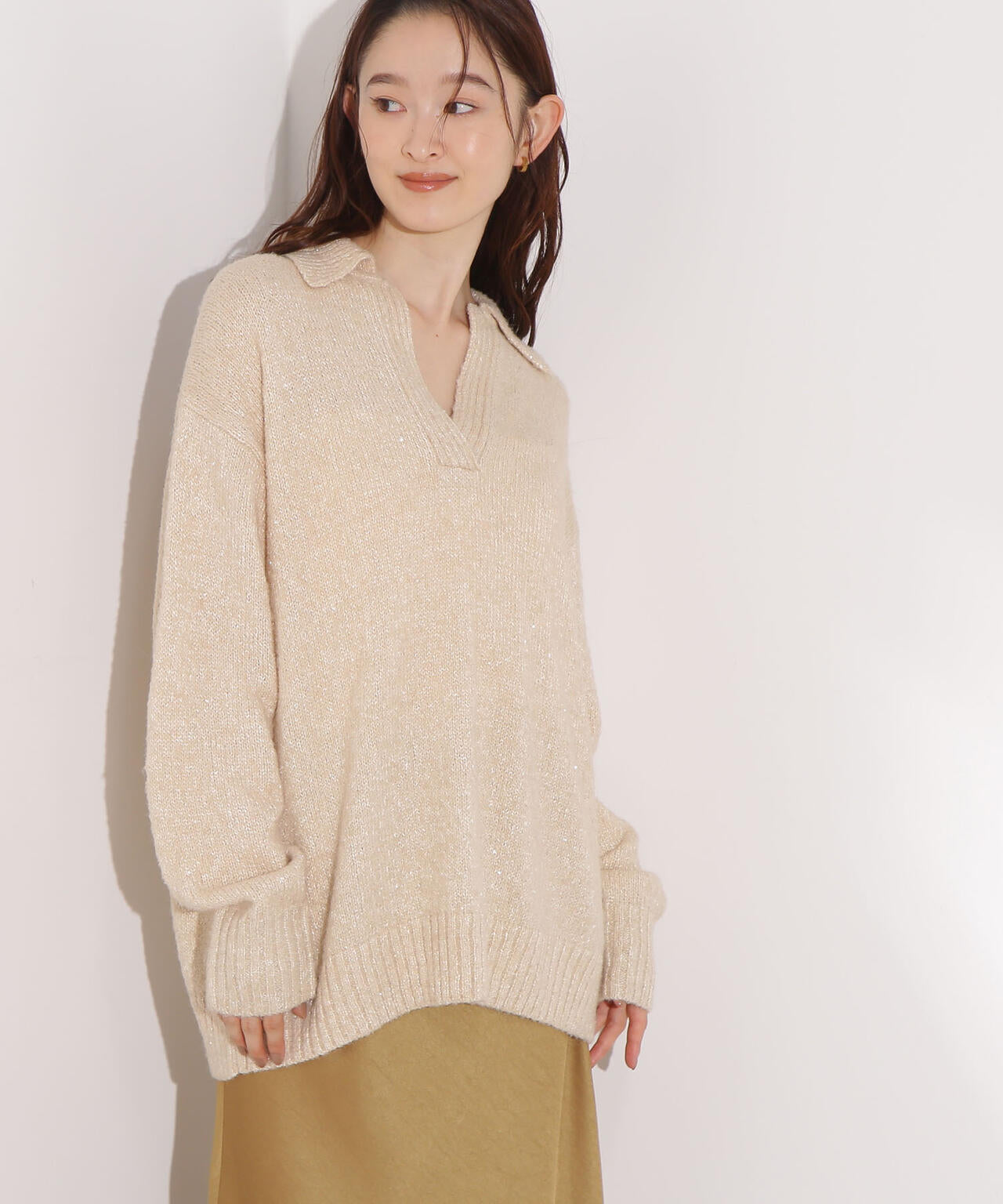 スパンコールスキッパーニット | N. Natural Beauty Basic*（エヌ