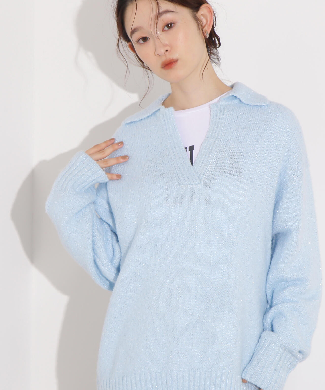 スパンコールスキッパーニット | N. Natural Beauty Basic*（エヌ