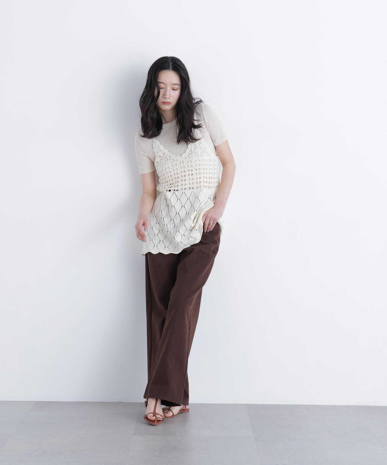 yagomu♡AKTE ボアキャミソール AKTE（アクテ）の「ボアキャミソール（シャツ/ブラウス）」 - WEAR