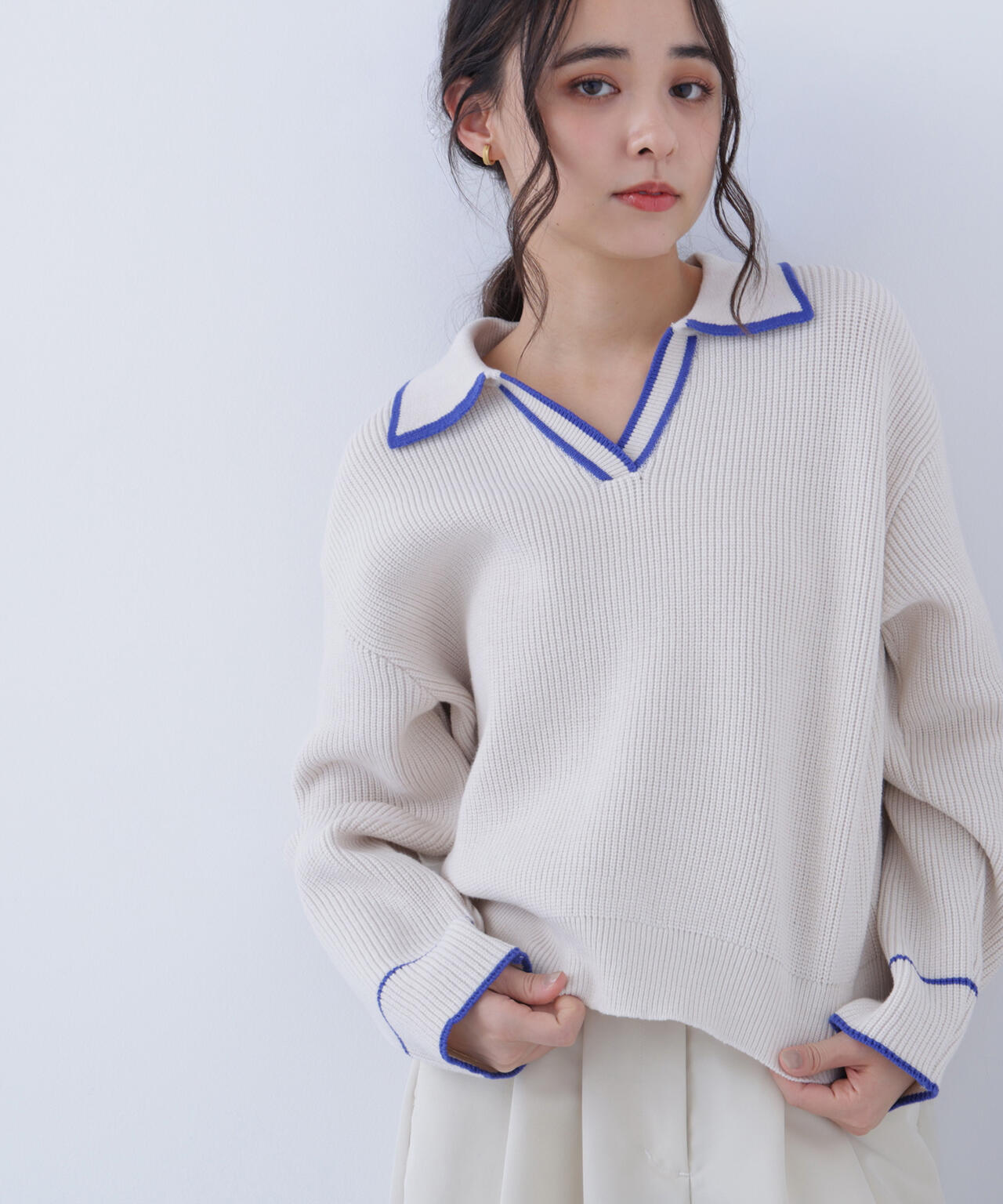 ラインスキッパーニット