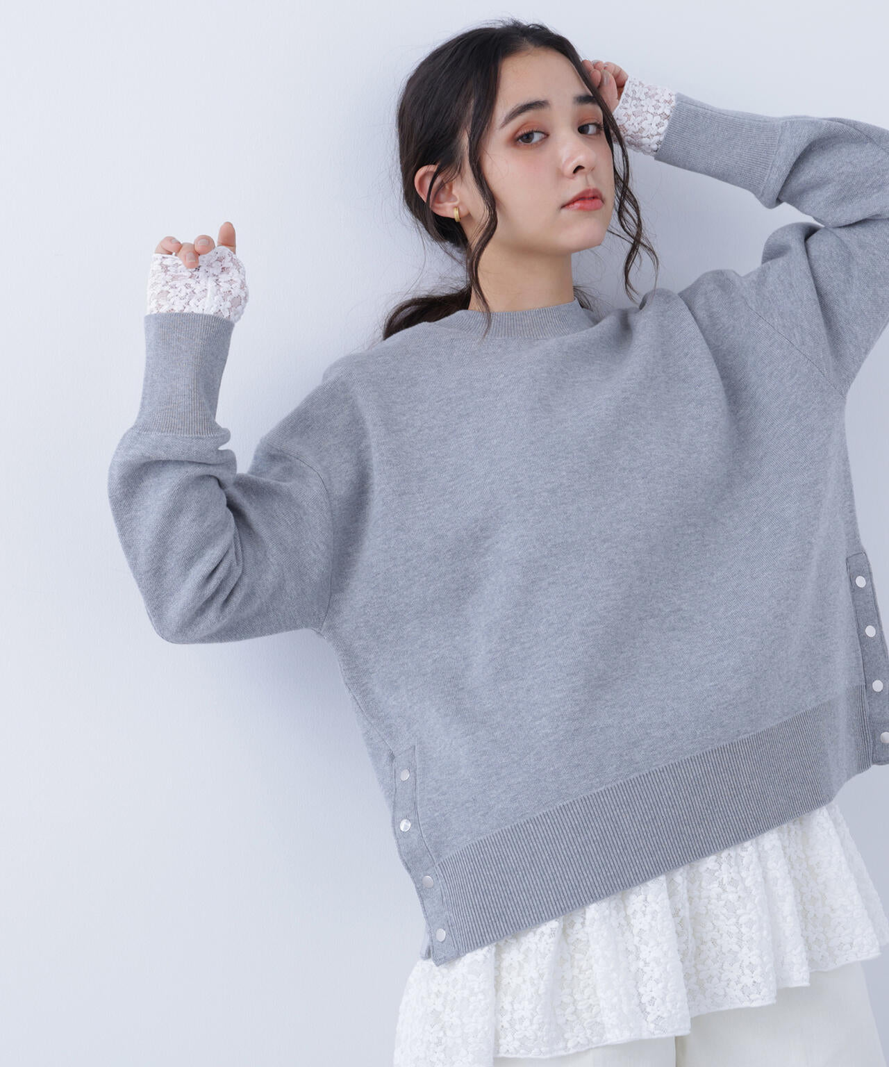 サイドスリットボクシーニット | N. Natural Beauty Basic*（エヌ