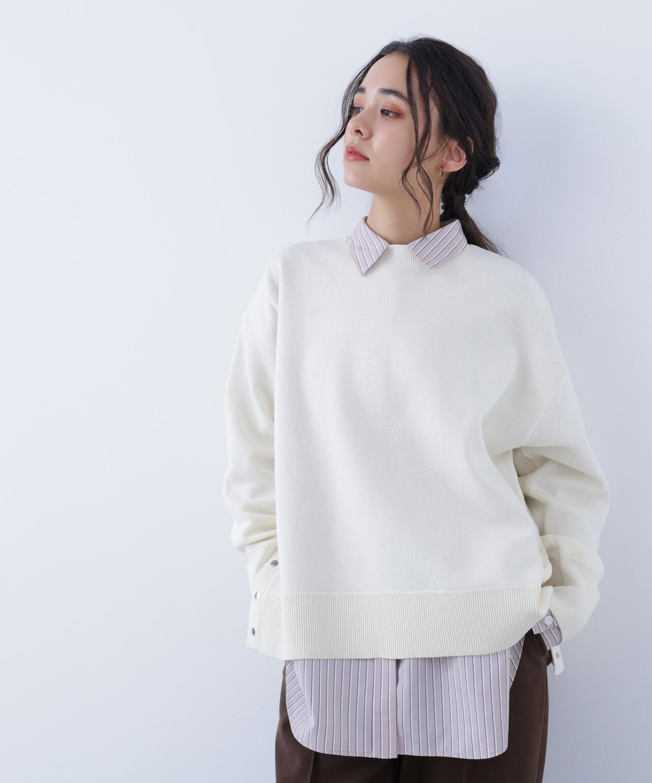 サイドスリットボクシーニット | N. Natural Beauty Basic*（エヌ