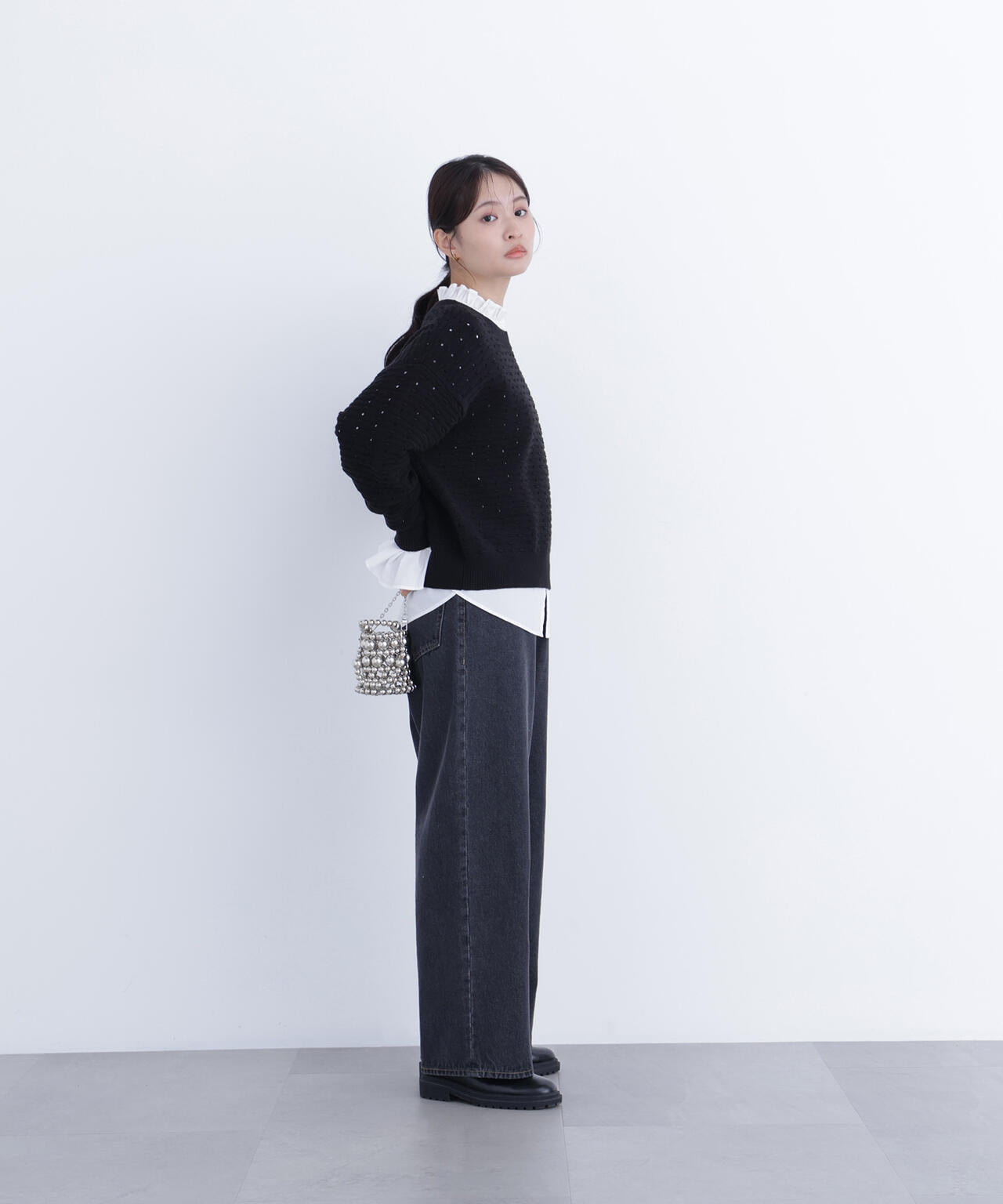 アイレットニットプルオーバー