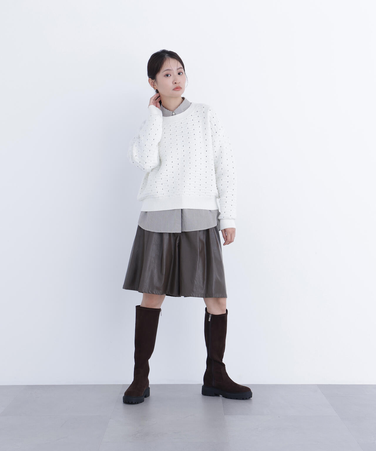 アイレットニットプルオーバー | N. Natural Beauty Basic*（エヌ