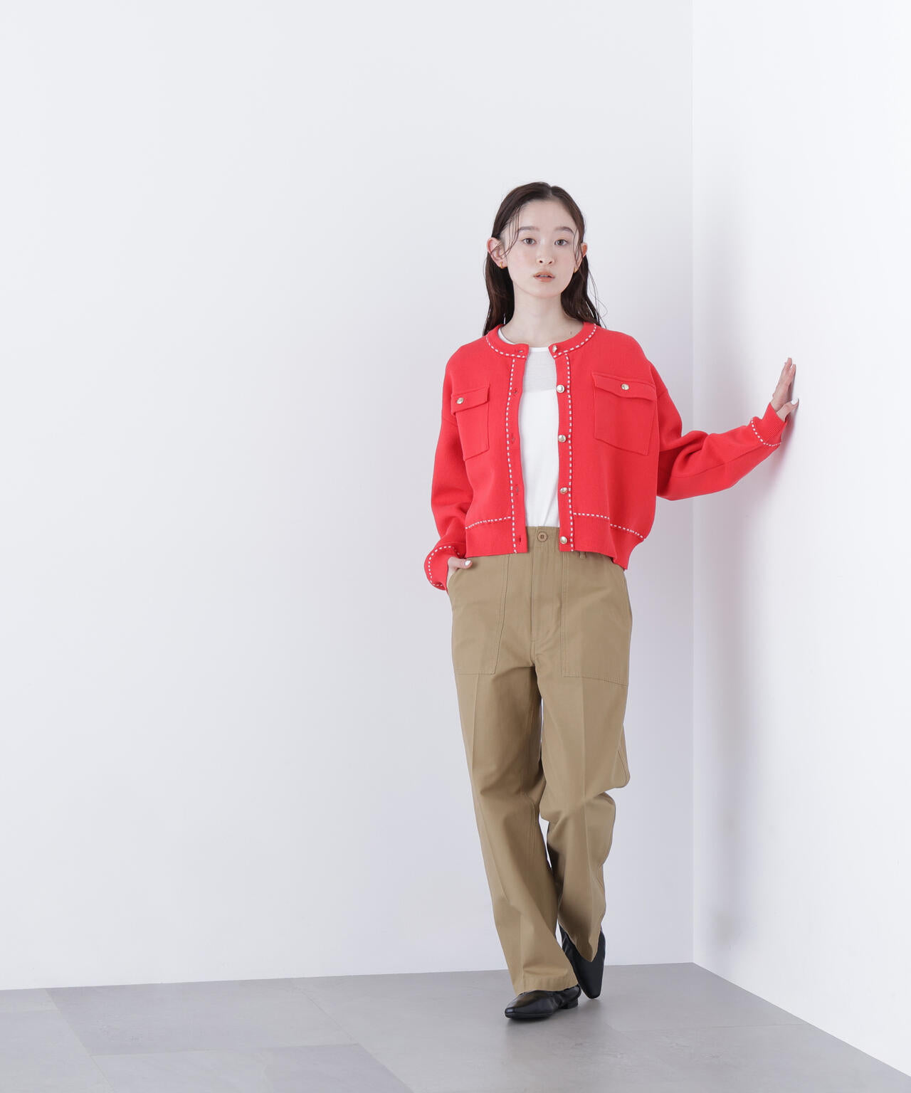 ステッチニットジャケット | N. Natural Beauty Basic*（エヌ