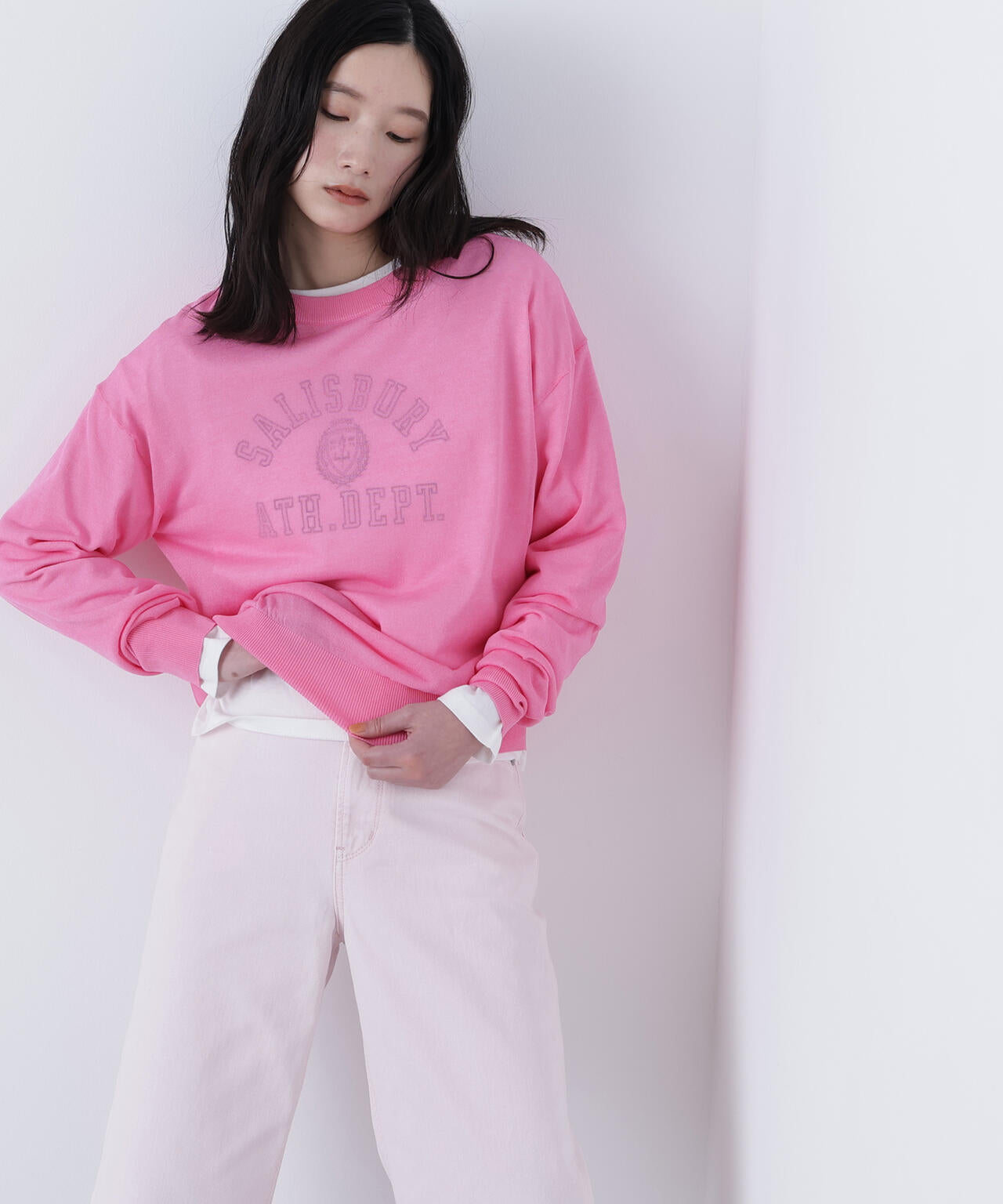 シアーボクシーニット