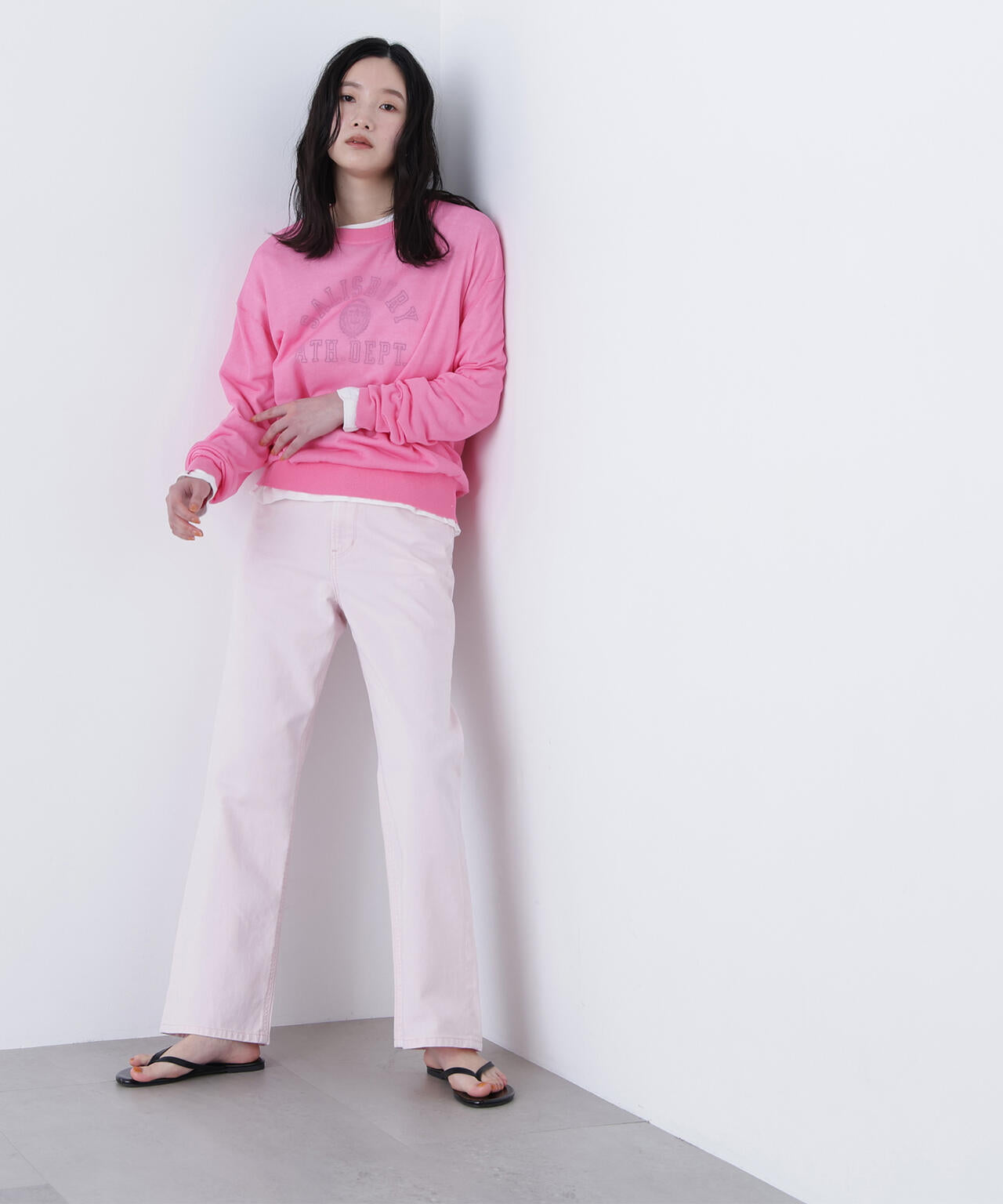 シアーボクシーニット