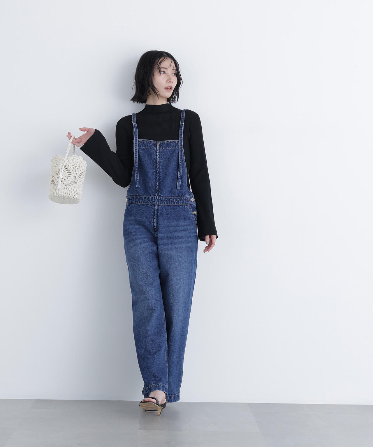 シアーリブニット