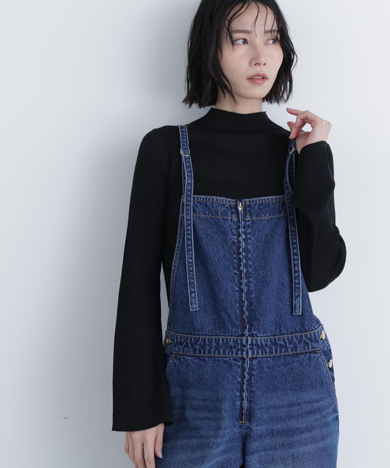 シアーリブニット